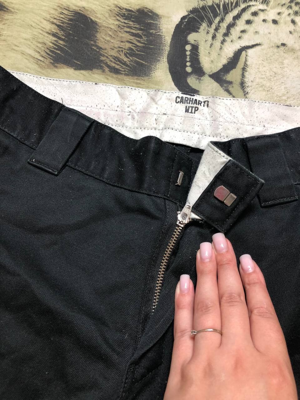 Carhartt Vintage black jeans Y2K Carhartt logo streetwear Size US 32 / EU 48 - 18 Thumbnail