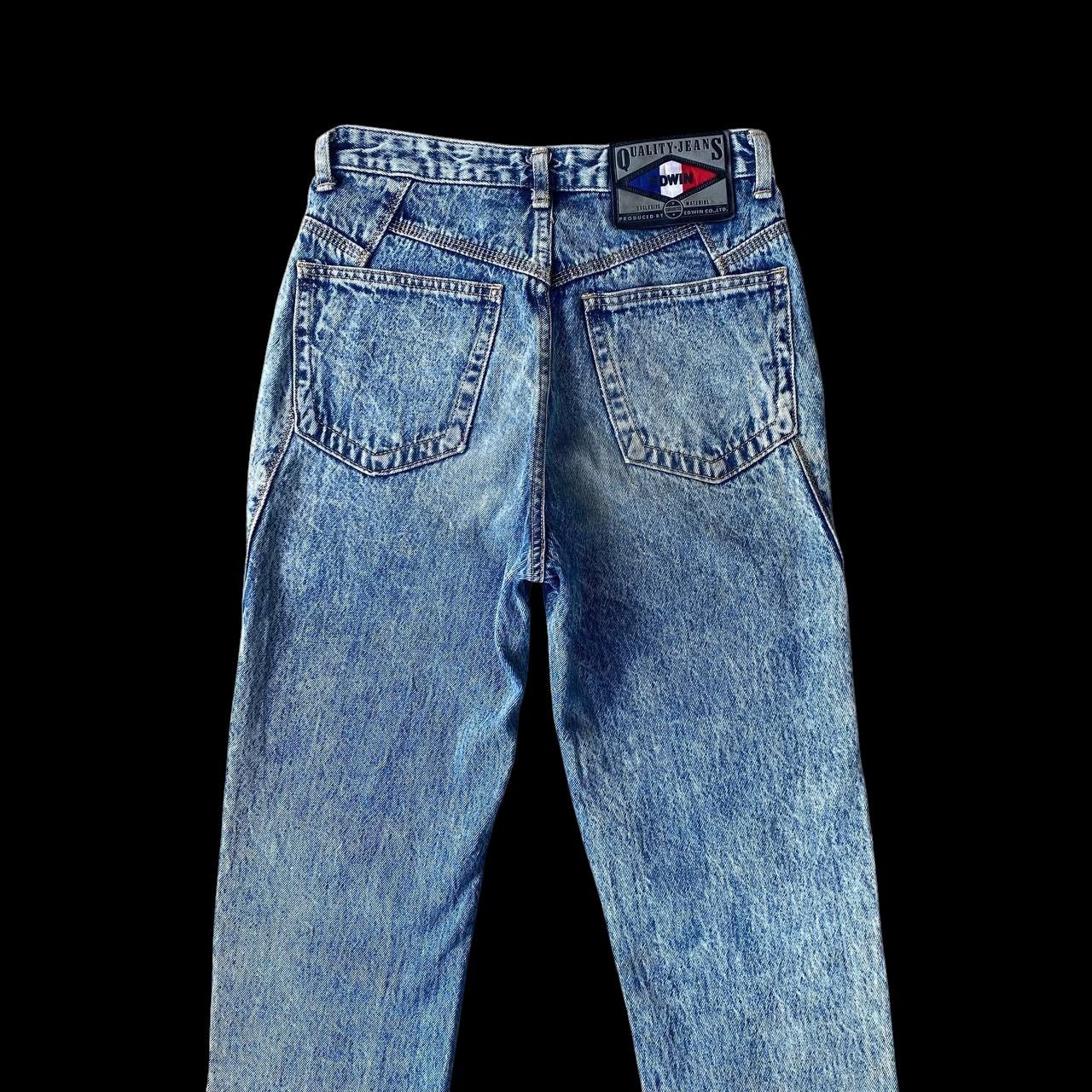 Vintage Vintage 80s/90s Edwin Acid Wash Dirty Tapered Retro Grunge Size US 28 / EU 44 - 12 Thumbnail