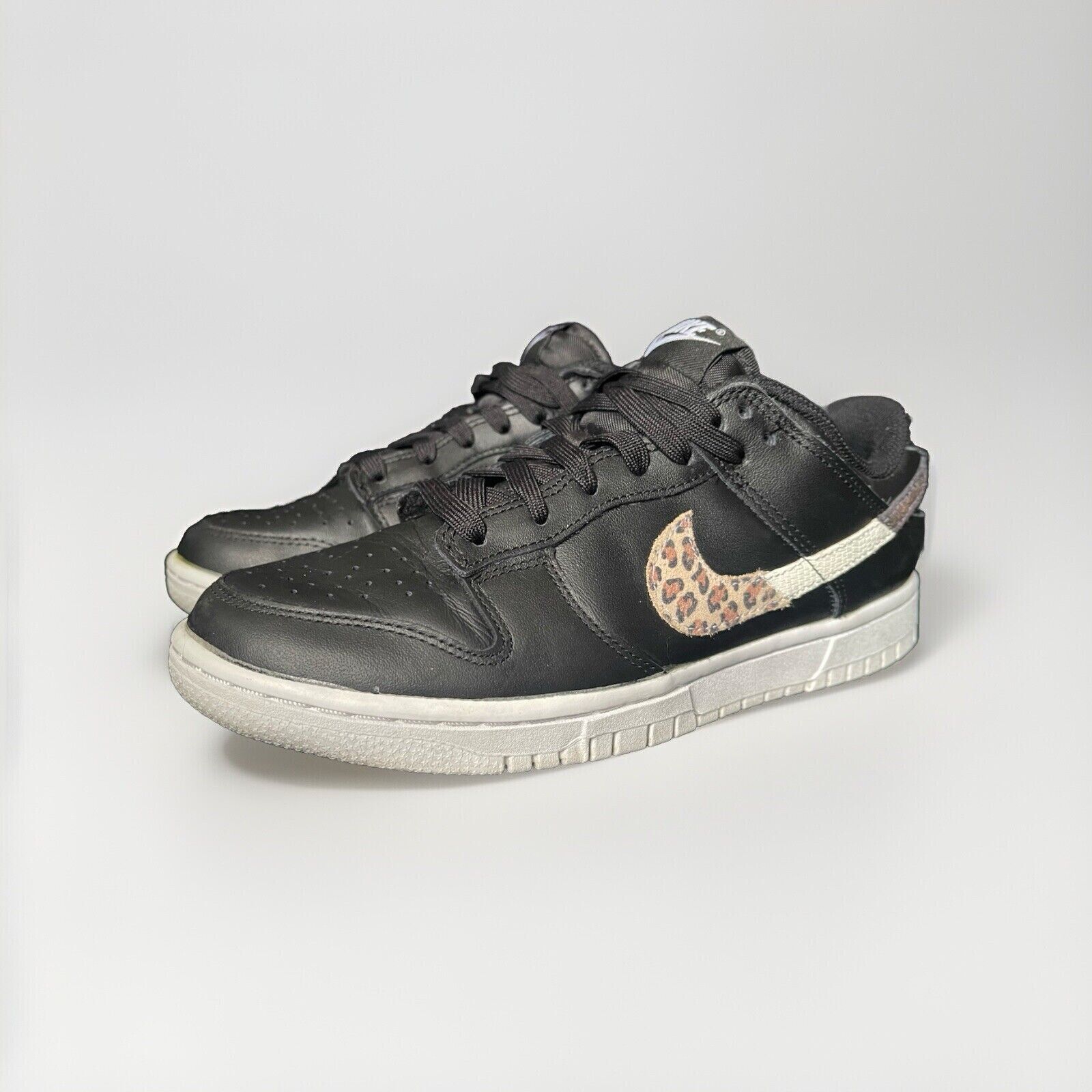 Nike Nike Dunk Low Primal Black Animal Print Swoosh DD7099-001 Size US 7 / IT 37 - 5 Thumbnail