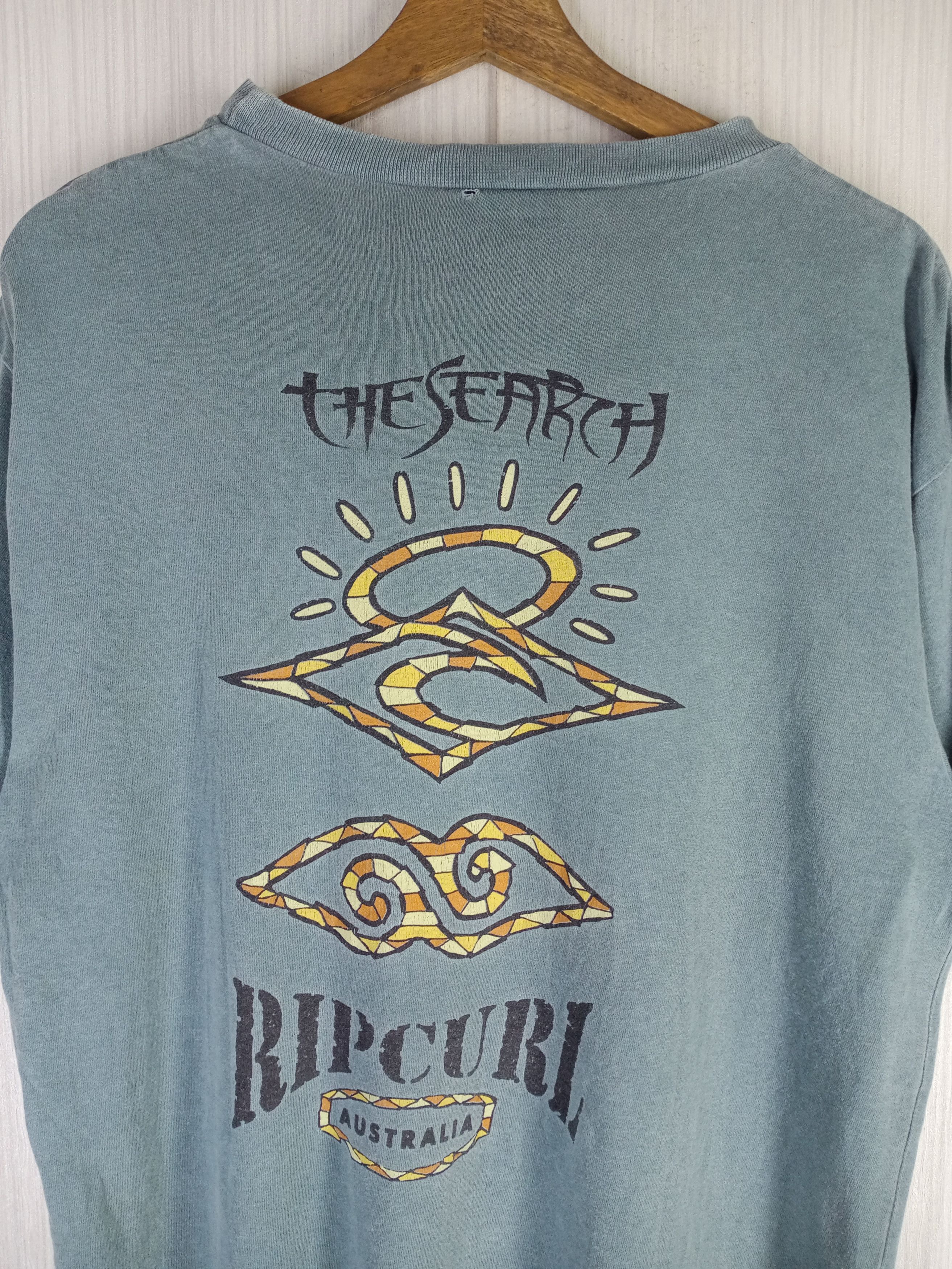Rare Vintage 90s RipCurl Australia The Search Tshirt