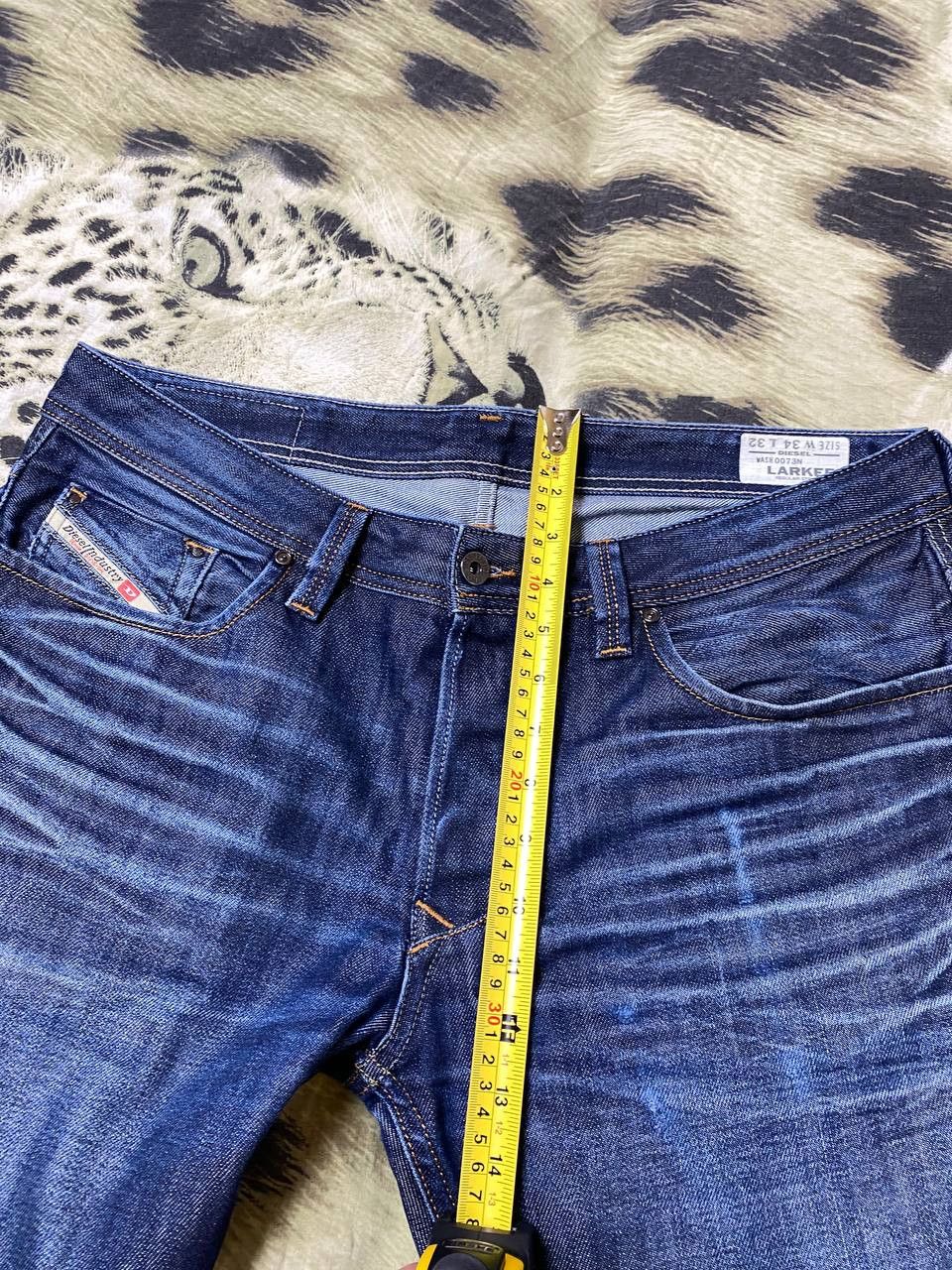 Diesel DIESEL🔥THRASHED DISTRESSED DENIM SWEATPANTS Size US 34 / EU 50 - 11 Thumbnail