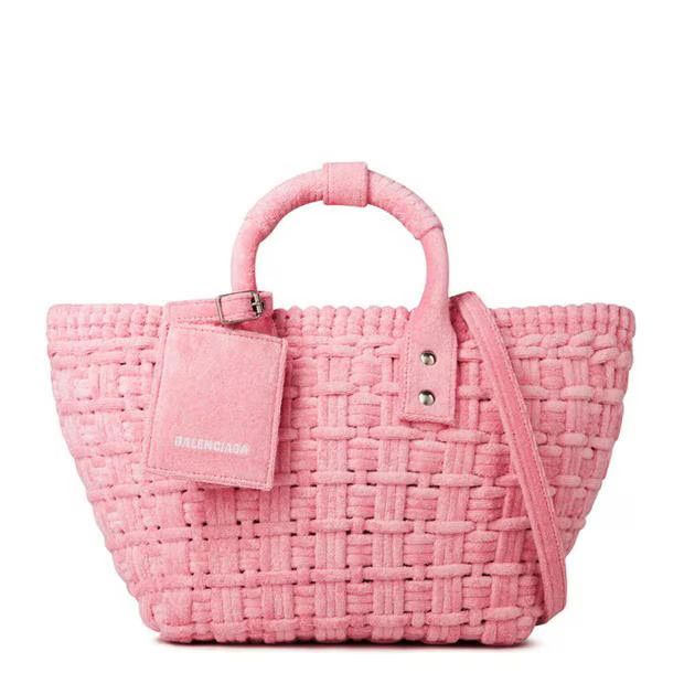 Balenciaga o1g2r1mq0924 Size: OS / Bistro Basket Tote Bag in Pink Size ONE SIZE - 1 Thumbnail