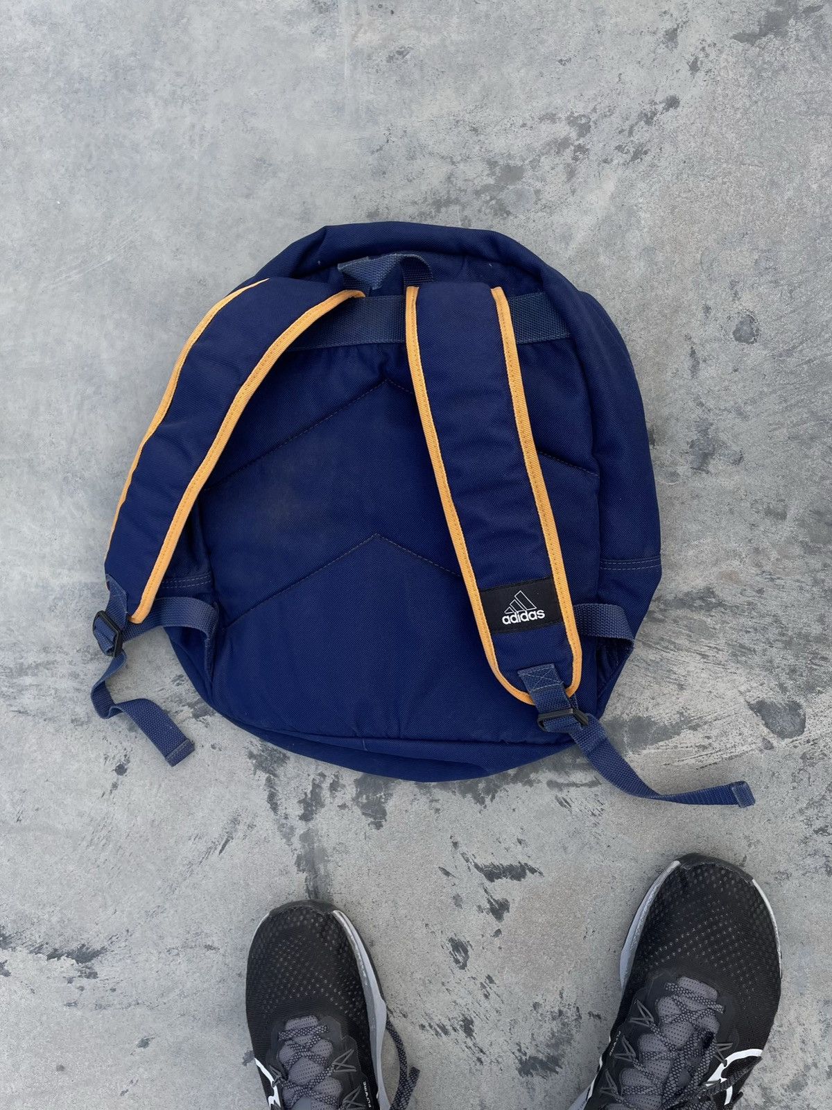 Adidas × Vintage Vintage Adidas Equipment Backpack Embroidered Big Logo Y2K Size ONE SIZE - 2 Thumbnail