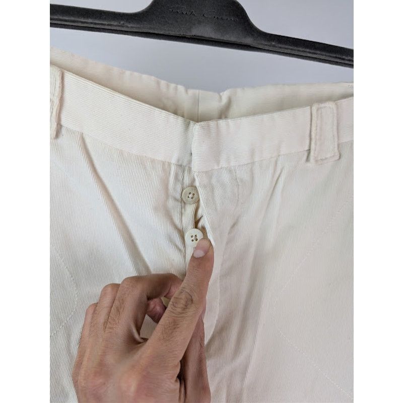 Jil Sander o1rshd1 Slim Fit Chino Pants in Ivory Size US 34 / EU 50 - 7 Thumbnail