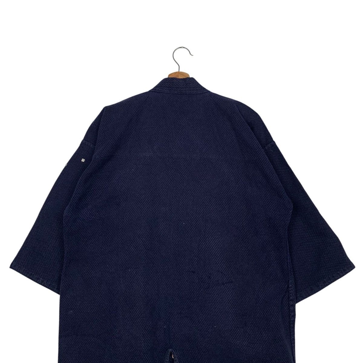 Vintage Indigo Sashiko Thick Weave Kimono Hanten Jacket #2790-C126 Size US L / EU 52-54 / 3 - 15 Thumbnail