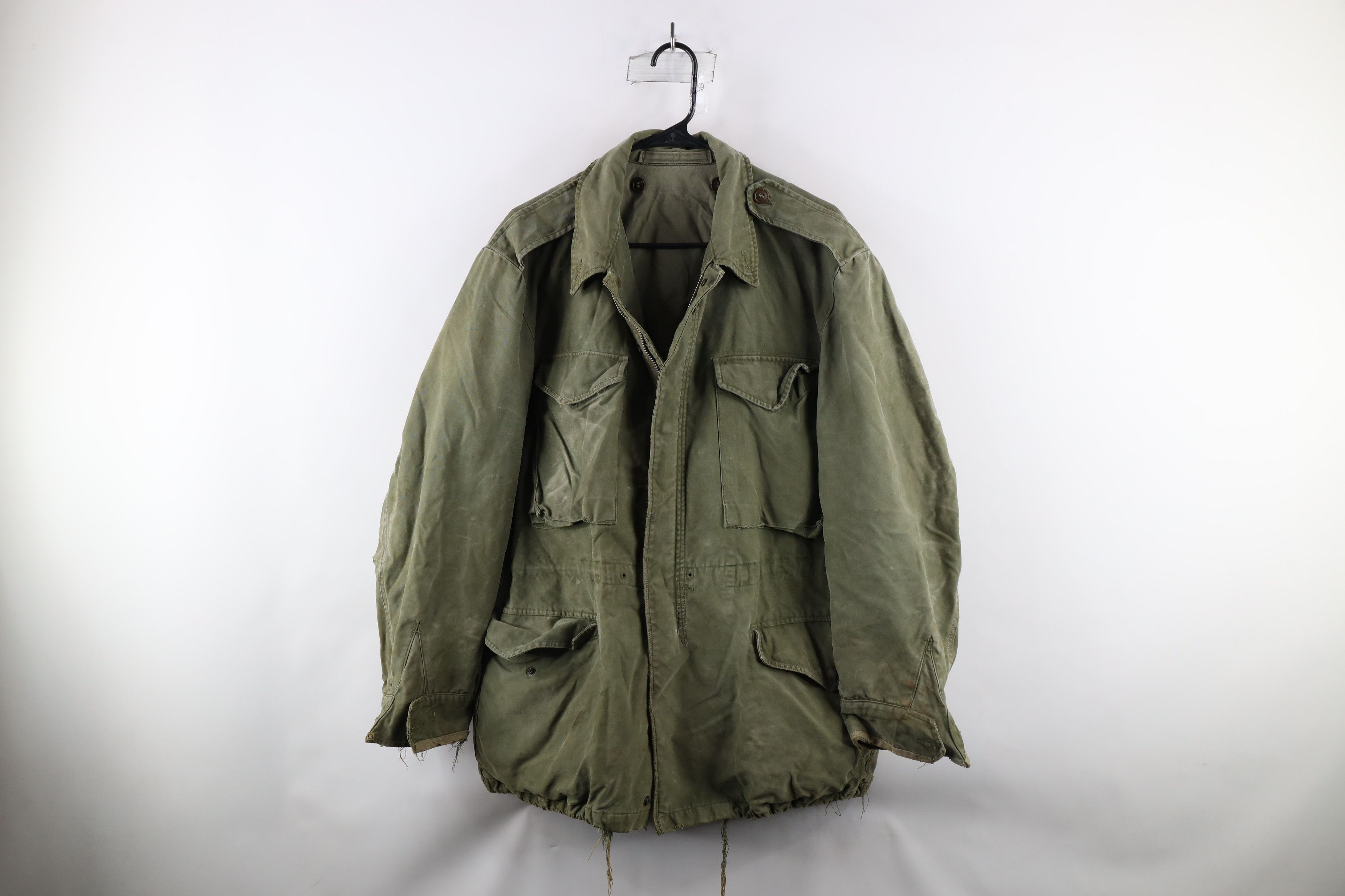 Vintage Vintage 50s Korean War M-1951 Field Shell Jacket Green USA Size US M / EU 48-50 / 2 - 1 Thumbnail