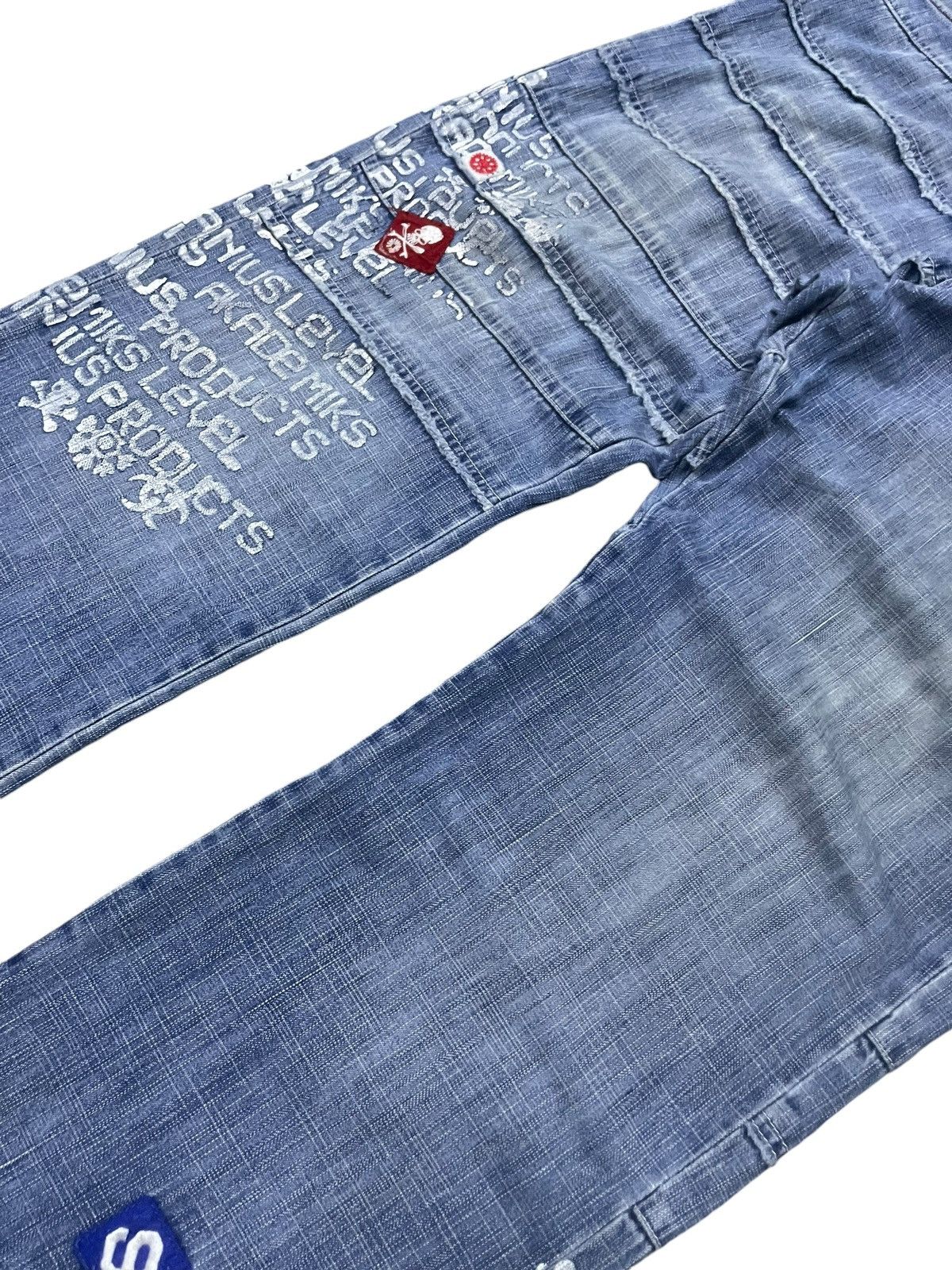 Akademiks × JNCO × Southpole Vintage Akademiks layered Paneled Poems Baggy Loose Jeans Size US 34 / EU 50 - 12 Thumbnail