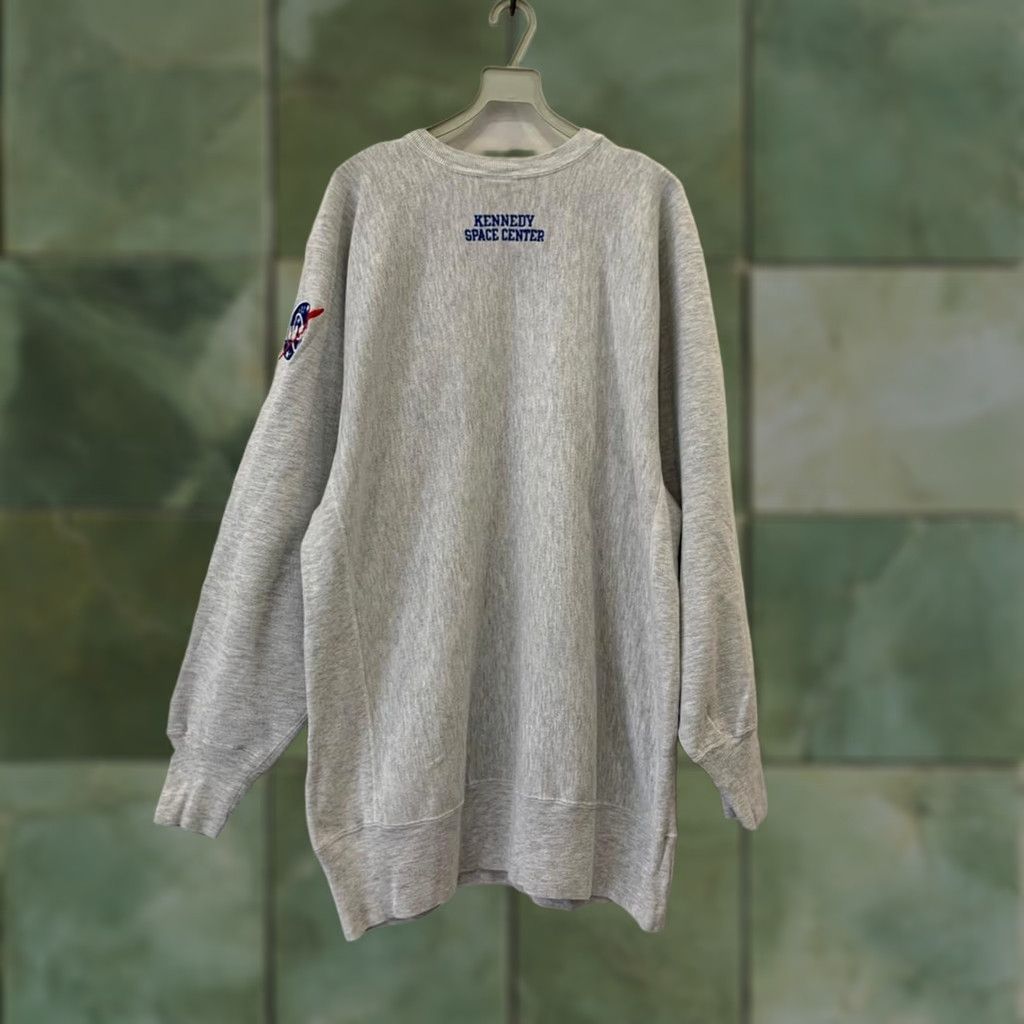 Champion VINTAGE Champion Sweatshirt Reverse Weave Kennedy Space Center NASA Gray XXL Mens Size US XXL / EU 58 / 5 - 1 Thumbnail