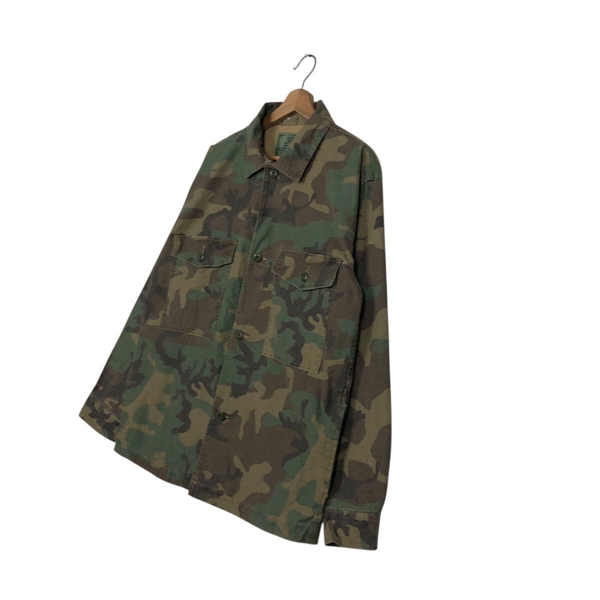 Japanese Brand 📌Vintage Chore Jacket Camouflage Back Number Issey Miyake Size US L / EU 52-54 / 3 - 3 Thumbnail
