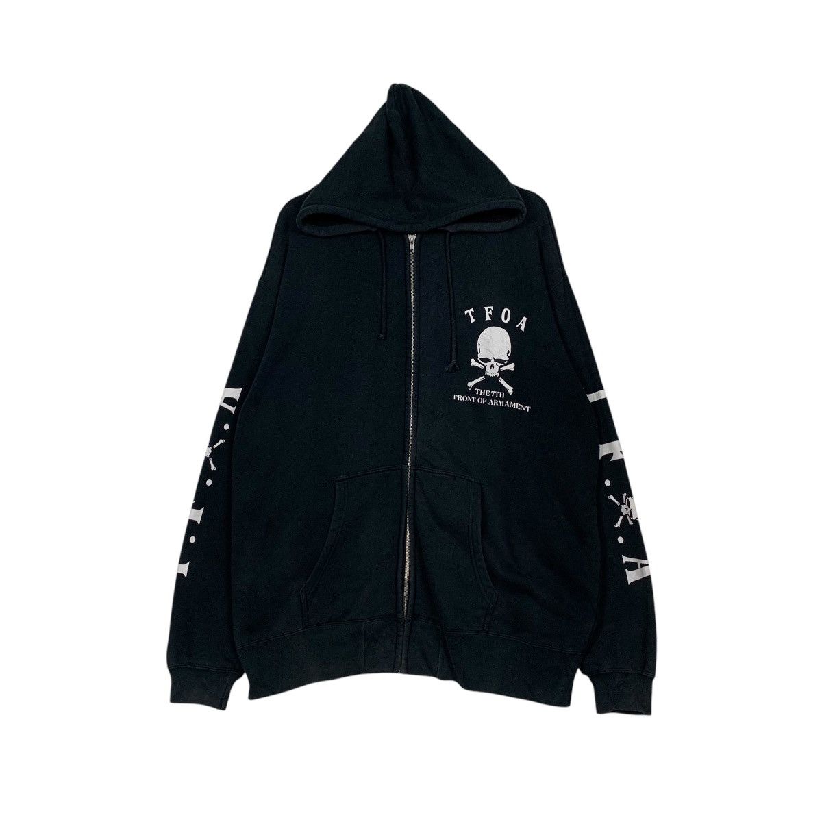 Japanese Brand REGULUS ROCK The Front Of Armament Big Logo Hoodie 2428-C109 Size US XL / EU 56 / 4 - 4 Thumbnail