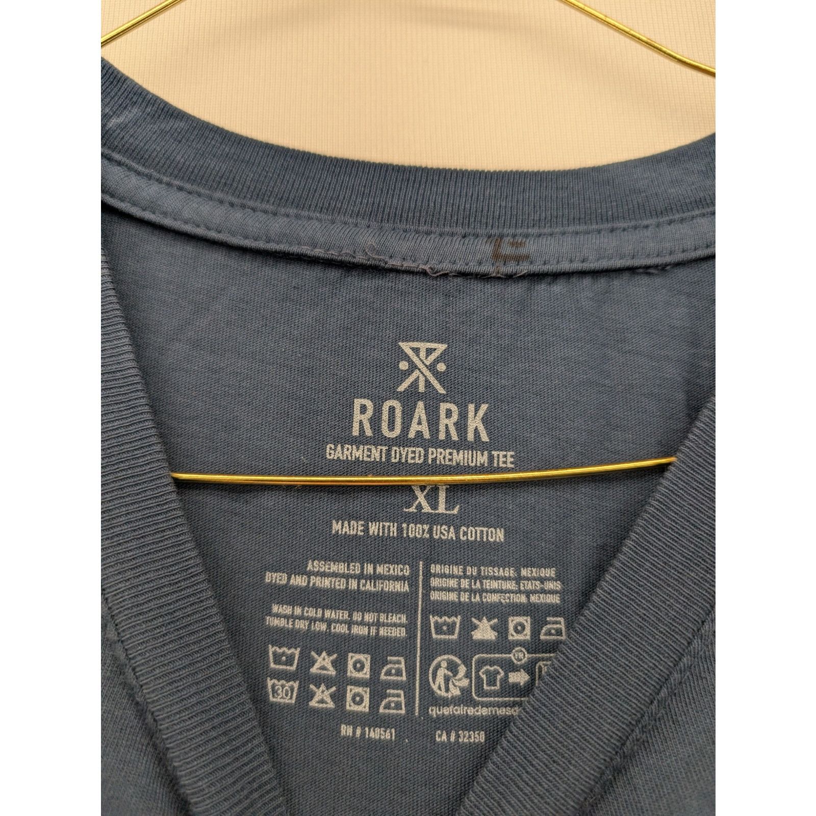 Roark NWT Roark Expeditions Premium Tee in Navy size XL Size US XL / EU 56 / 4 - 5 Thumbnail