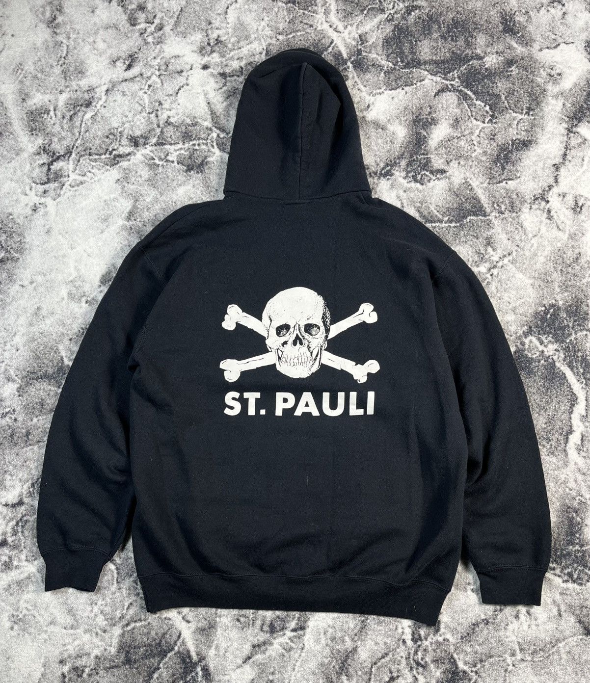 Vintage St Pauli Hoodie Skull💀 Soccer Fans football rare Y2K Size US XL / EU 56 / 4 - 1 Thumbnail