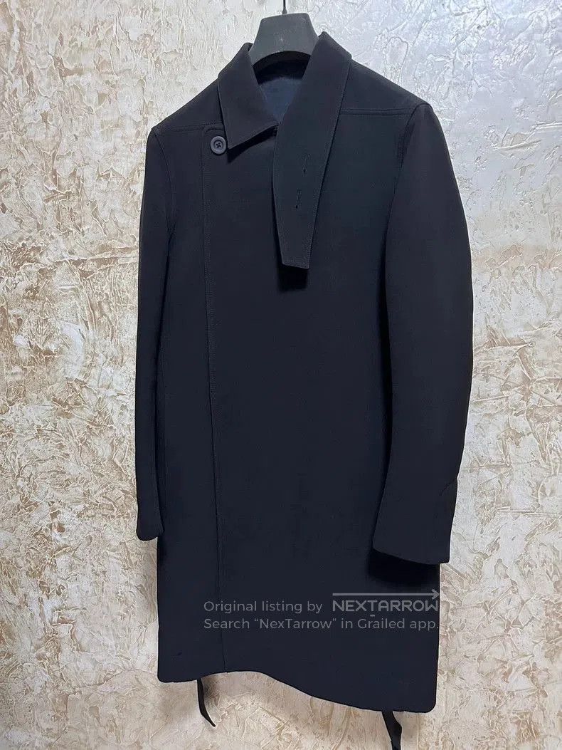 Rick Owens Rick Owens Black Overcoat Trench Coat. Size US M / EU 48-50 / 2 - 3 Thumbnail