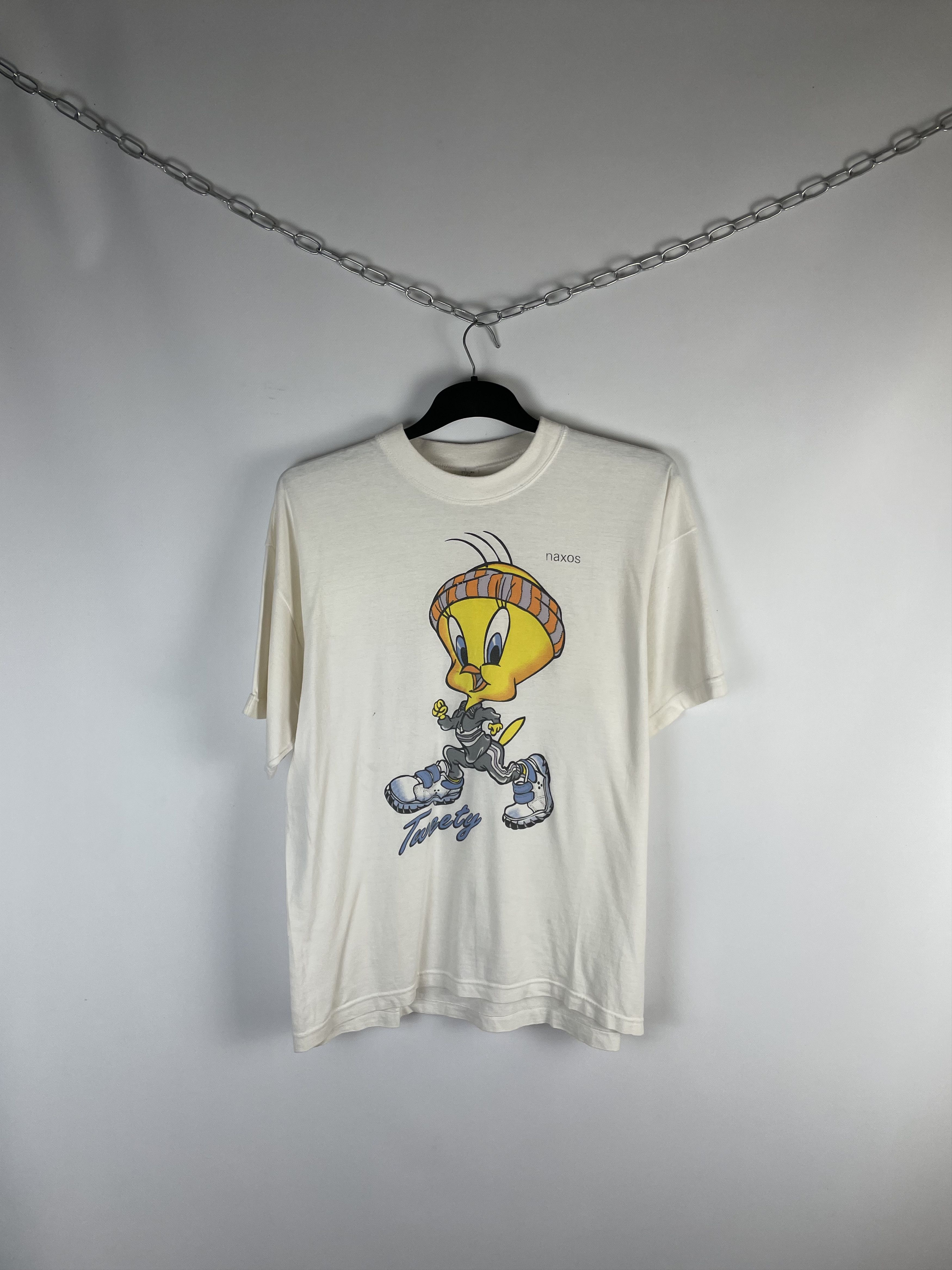 Disney Vintage TWITTY T-Shirt 90s Size US XL / EU 56 / 4 - 1 Thumbnail