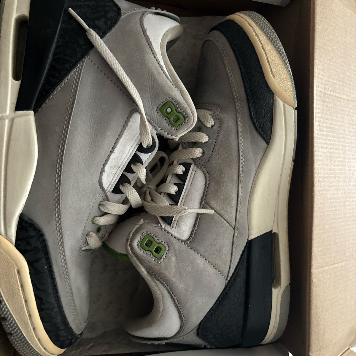 Jordan Brand Air Jordan retro 3 chlorophyll size 9.5 Size US 9.5 / EU 42-43 - 1 Thumbnail