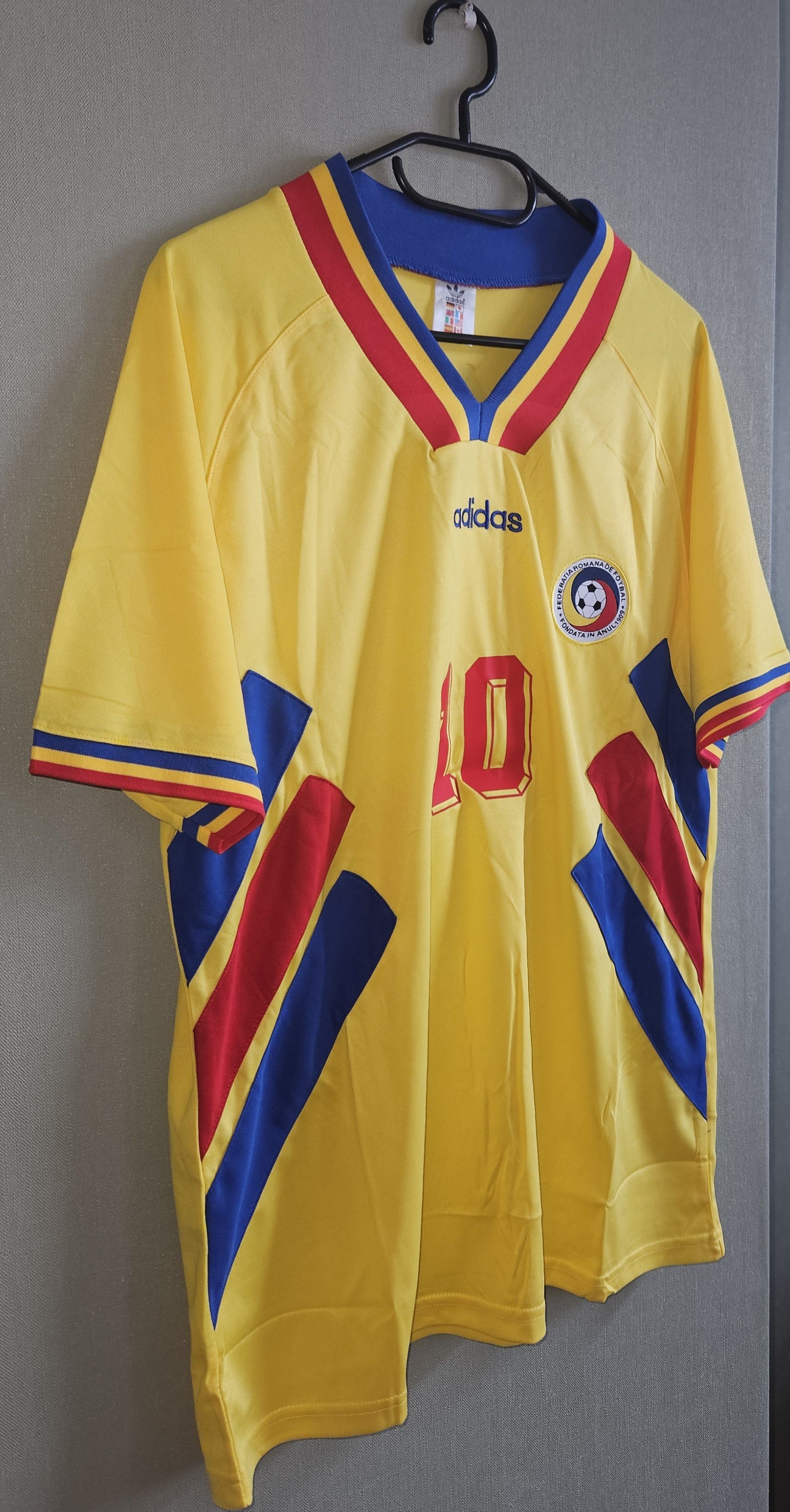 Other Gheorghe Hagi Rumänien 1994 Fußball Trikot Jersey Vintage Size US L / EU 52-54 / 3 - 4 Thumbnail