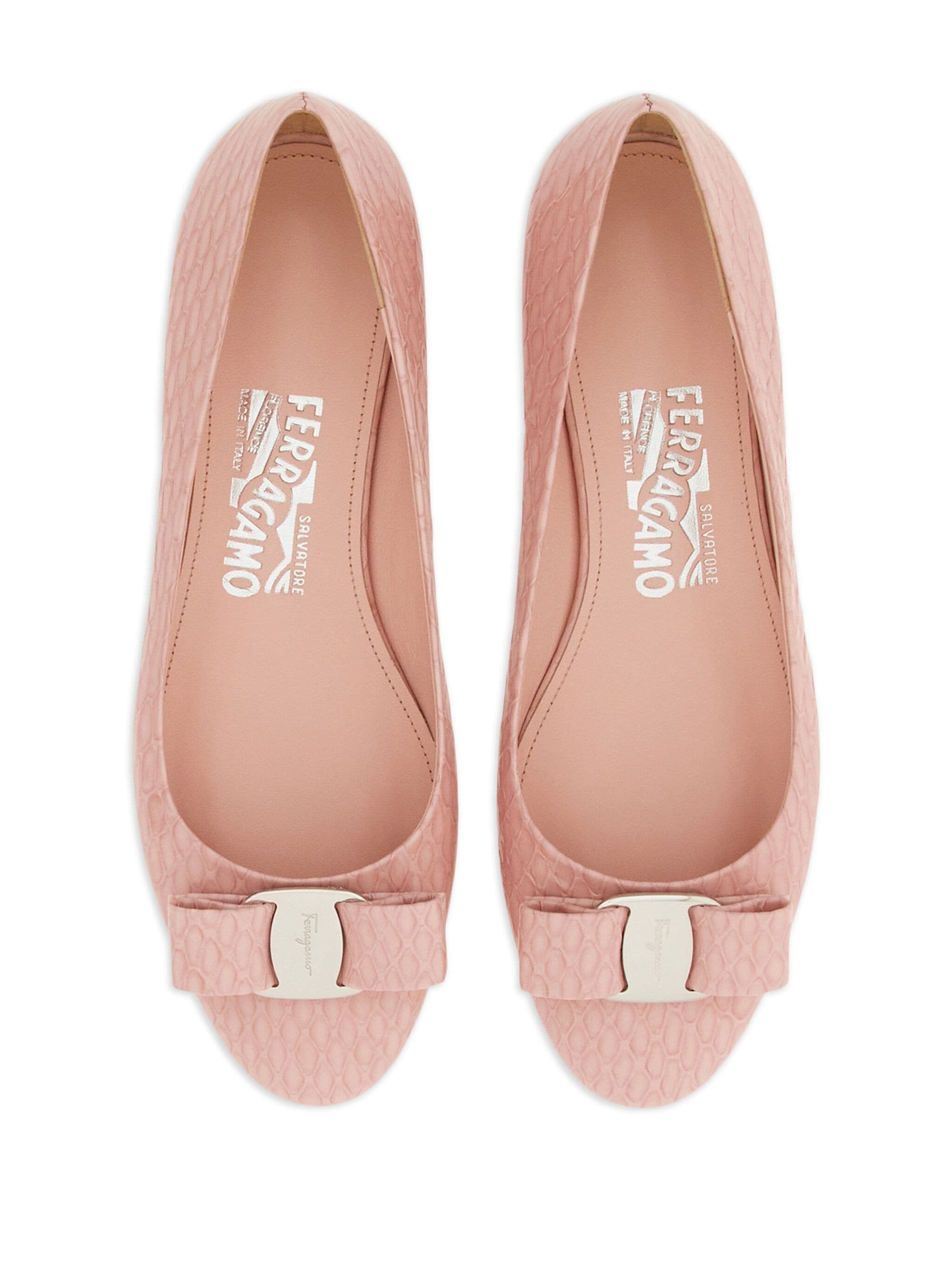 Salvatore Ferragamo o1s1rm0924 Varina Flats in Pink Size US 5.5 / IT 35.5 - 4 Thumbnail