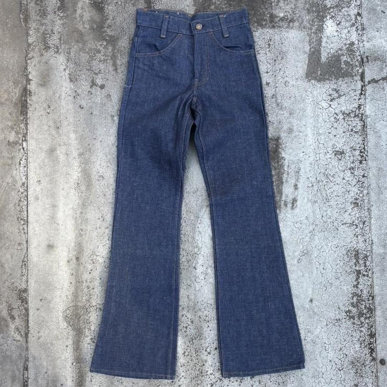 Levi's Vintage 70s Levi’s Deadstock Orange Tab Student Bellbottoms Size 26" / US 2 / IT 38 - 4 Thumbnail