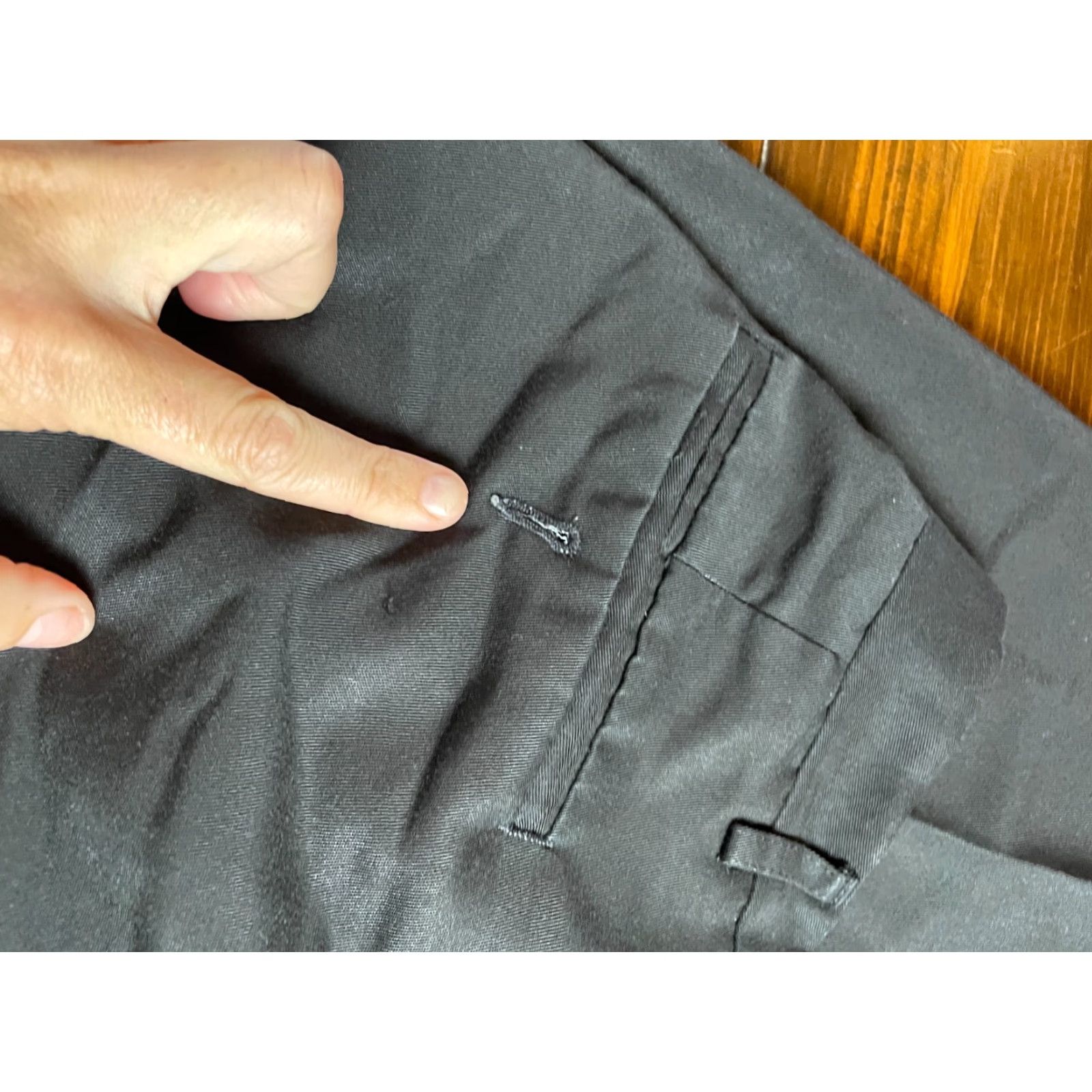 Haggar Haggar Dress Pants Men 36x30 Black Pleated Straight Flat Front Belted Breathable Regular Inseam 29.5 Formal Business Casual Conservative Trousers Size US 36 / EU 52 - 7 Thumbnail