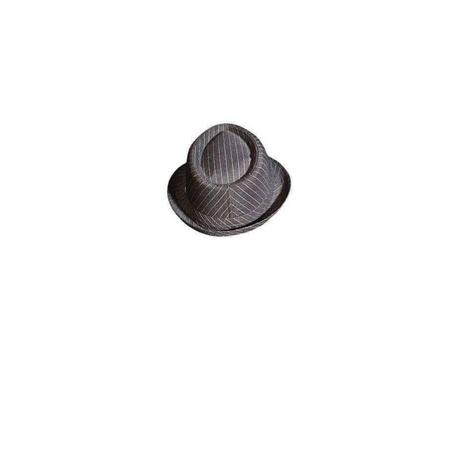 Other DPC 1921 Mens Grey Pinstripe Fedora Hat/ Vintage Style Size ONE SIZE - 10 Thumbnail