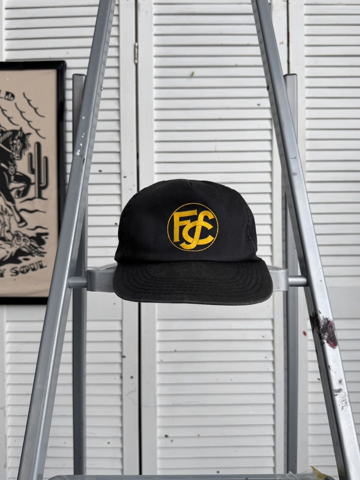 Vintage Vintage FC Schaffhausen Snapback Black Yellow Cap Size ONE SIZE - 9 Thumbnail