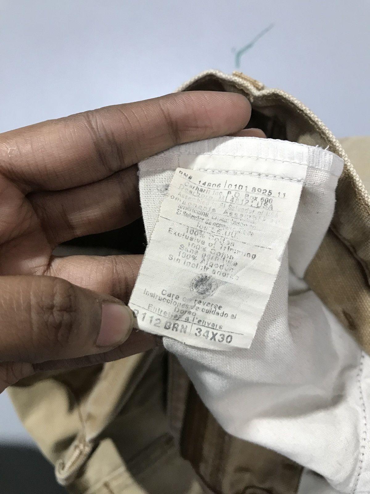 Carhartt Vintage carhartt B112 BRN cargodenim Size US 34 / EU 50 - 6 Thumbnail