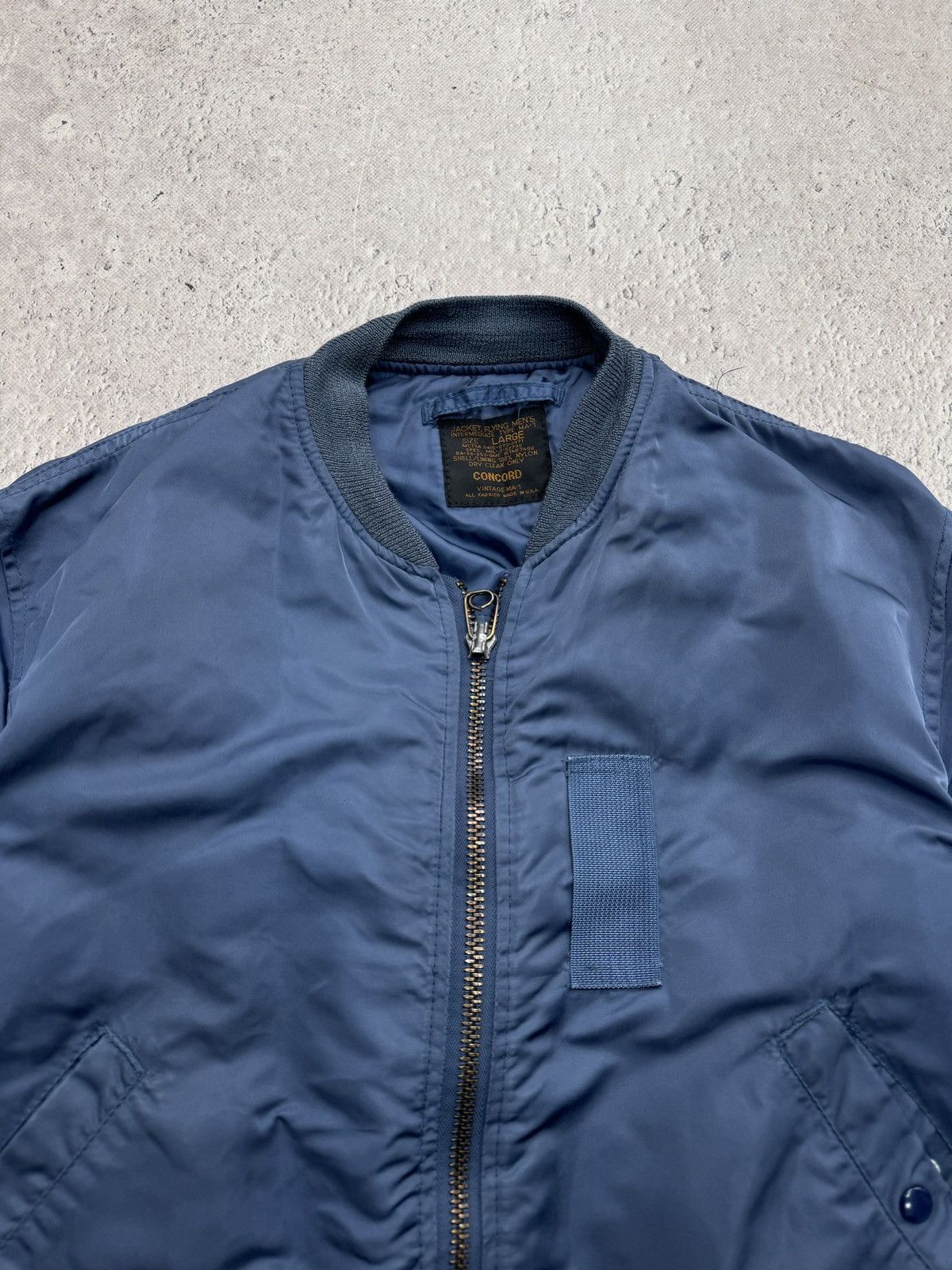 Vintage SALE💣Vintage Y2K flyer's man intermediate ma-1 bomber Size US L / EU 52-54 / 3 - 3 Thumbnail
