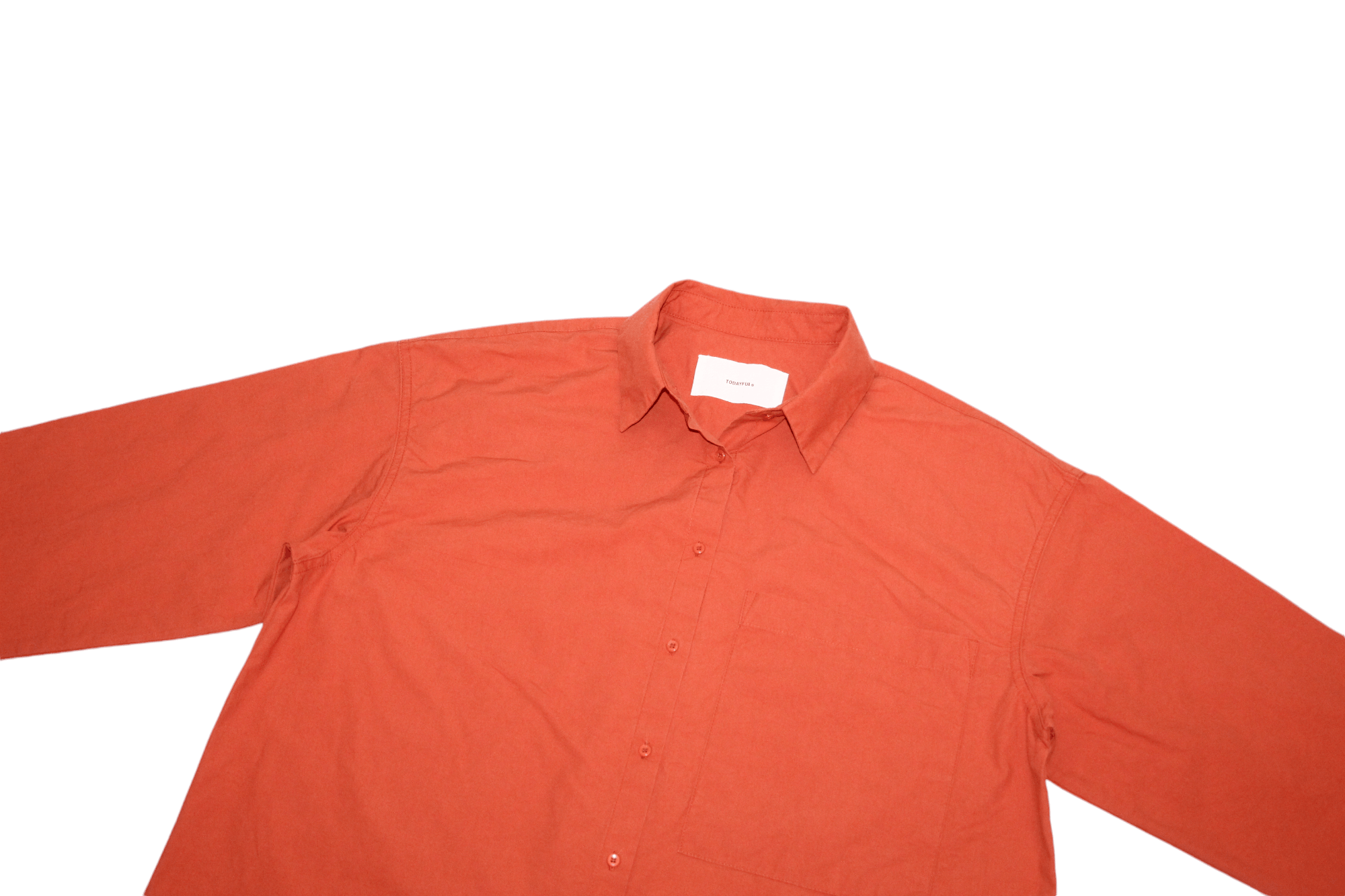 Japanese Brand Todayful Garment Dyed Oversized Twill Cotton Shirt Size US M / EU 48-50 / 2 - 10 Thumbnail