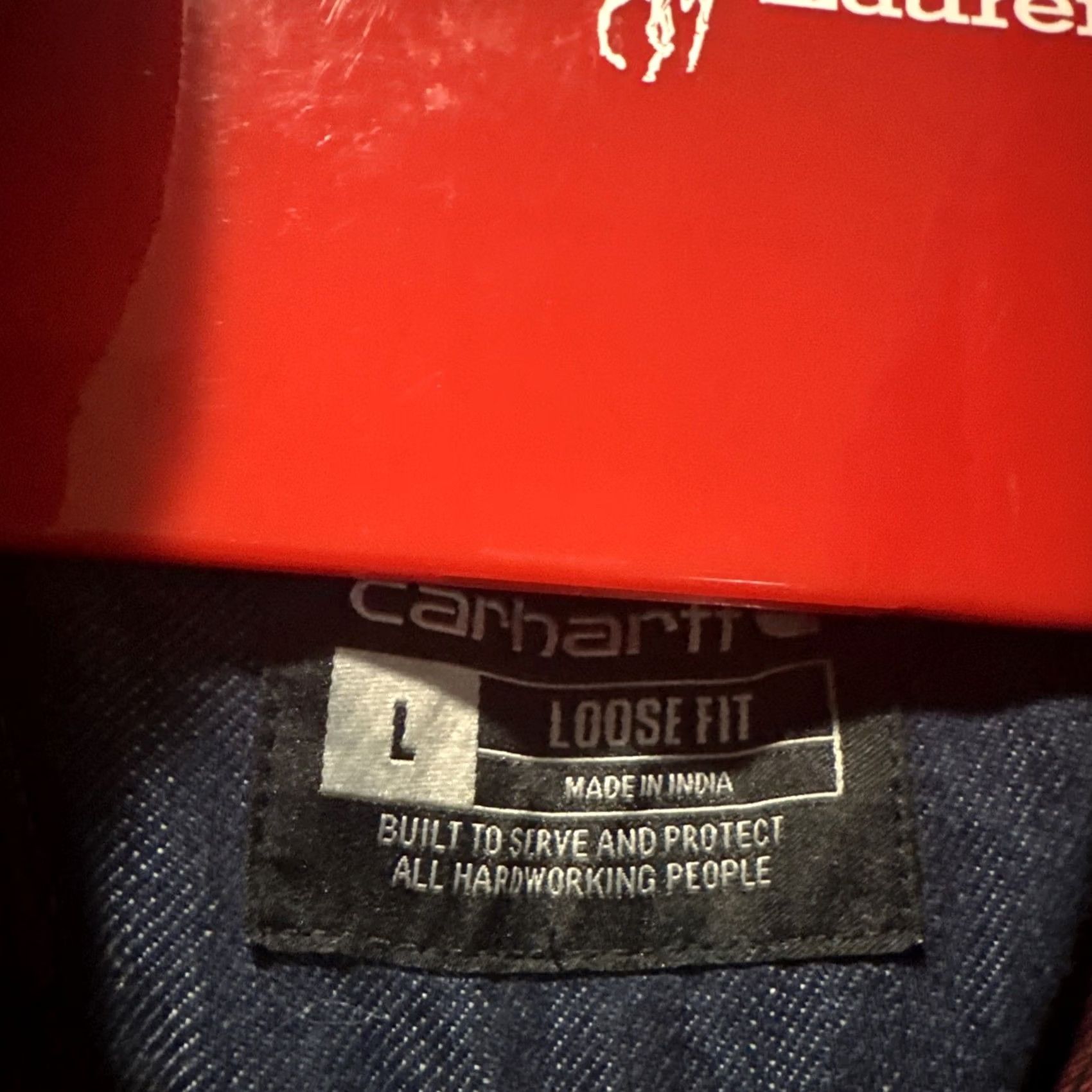 Carhartt Carhartt Denim Active Jacket Flannel Lined 50th Anniversary Large Men’s HTF Size Size US L / EU 52-54 / 3 - 4 Thumbnail