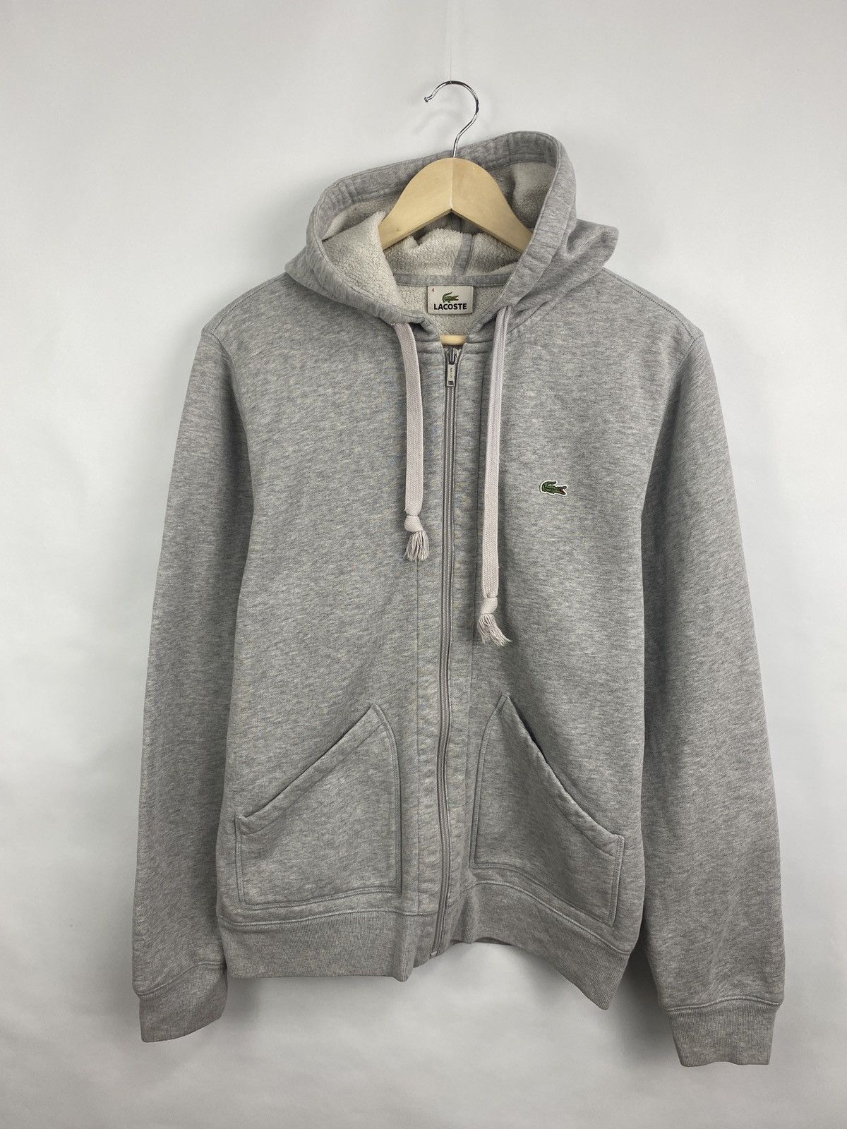 Lacoste 🇺🇸 Vintage Y2K Lacoste Classic Zip Hoodie Rare Retro Hype Size US M / EU 48-50 / 2 - 3 Thumbnail