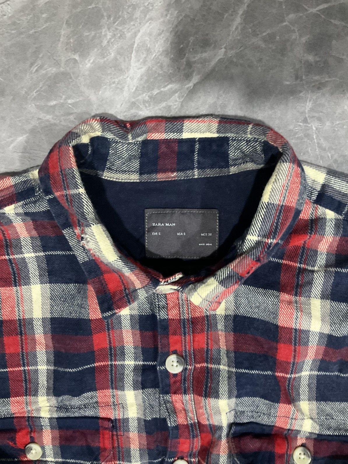 Flannel × Zara Flannel Zara Man shirt vintage streetwear size Medium Size US M / EU 48-50 / 2 - 3 Thumbnail