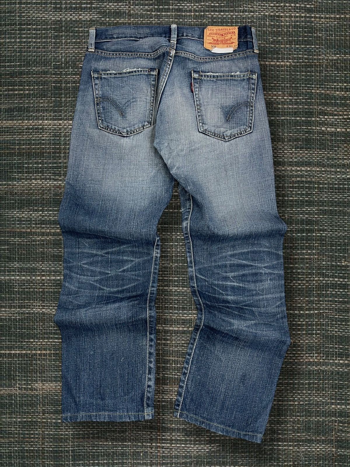 Levi's Vintage Clothing Vintage Og 1990s Original Designer Levis 505 Clean Denim Size US 30 / EU 46 - 9 Thumbnail