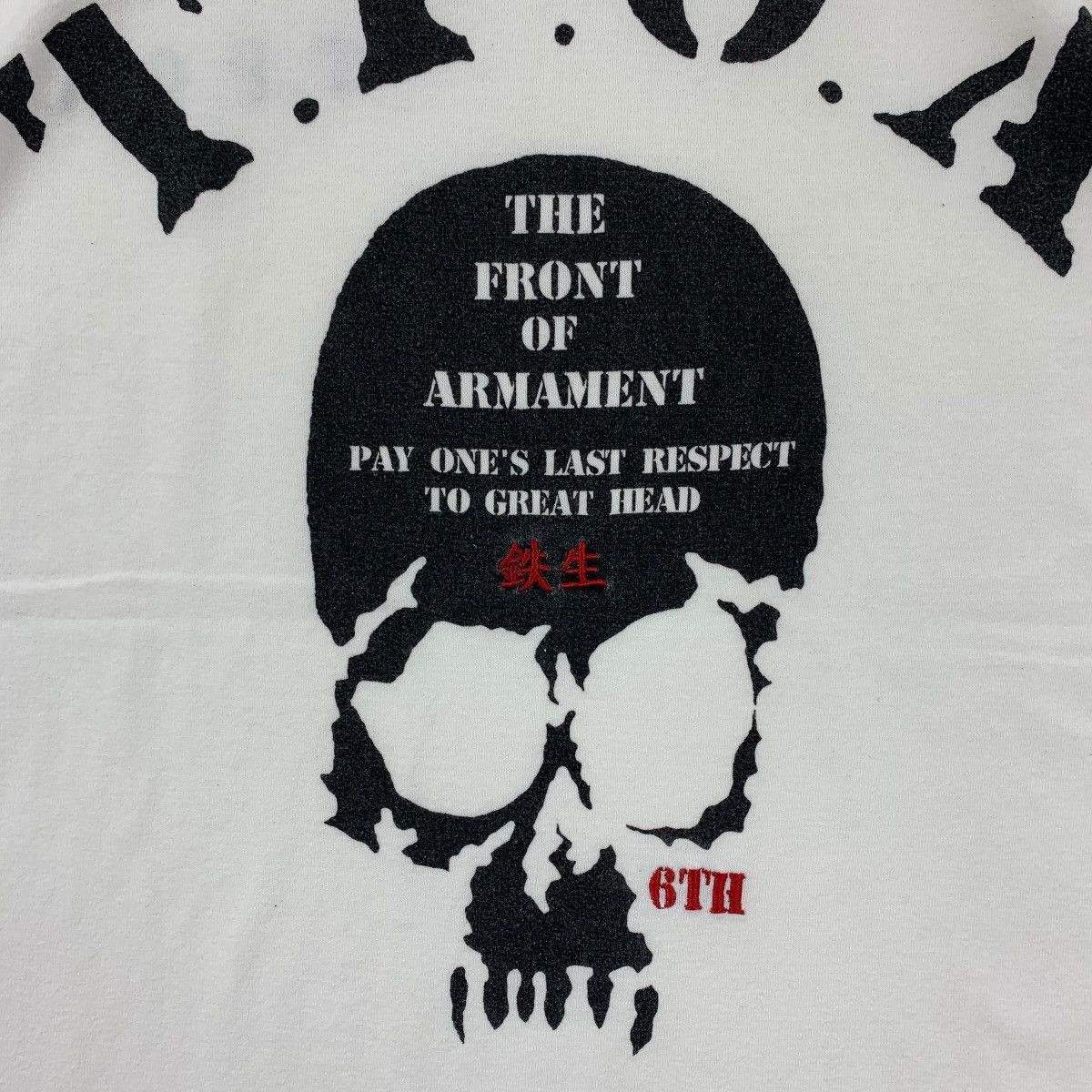 Vintage Vintage TFOA the crows big skull printed backhit tee Size US L / EU 52-54 / 3 - 12 Thumbnail