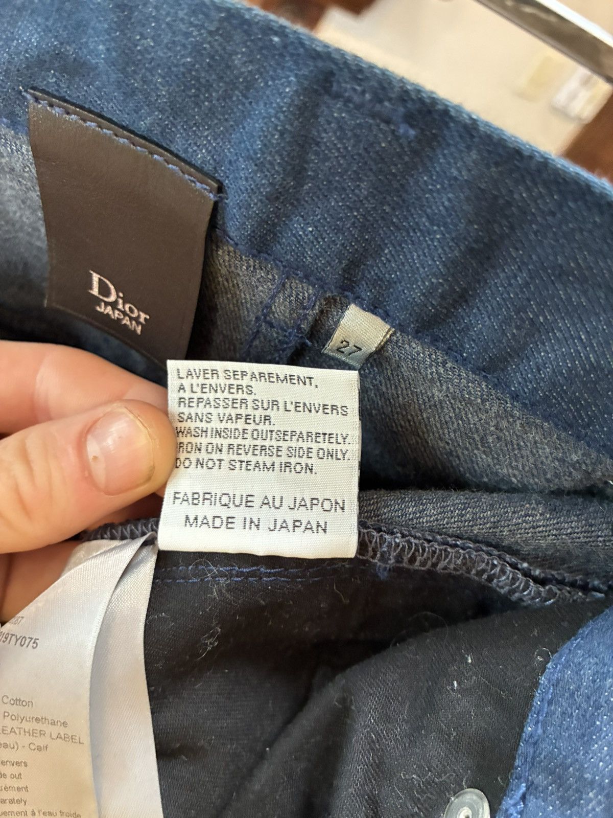 Dior Dior Homme Japan bootcut denim jeans Size US 27 - 7 Thumbnail