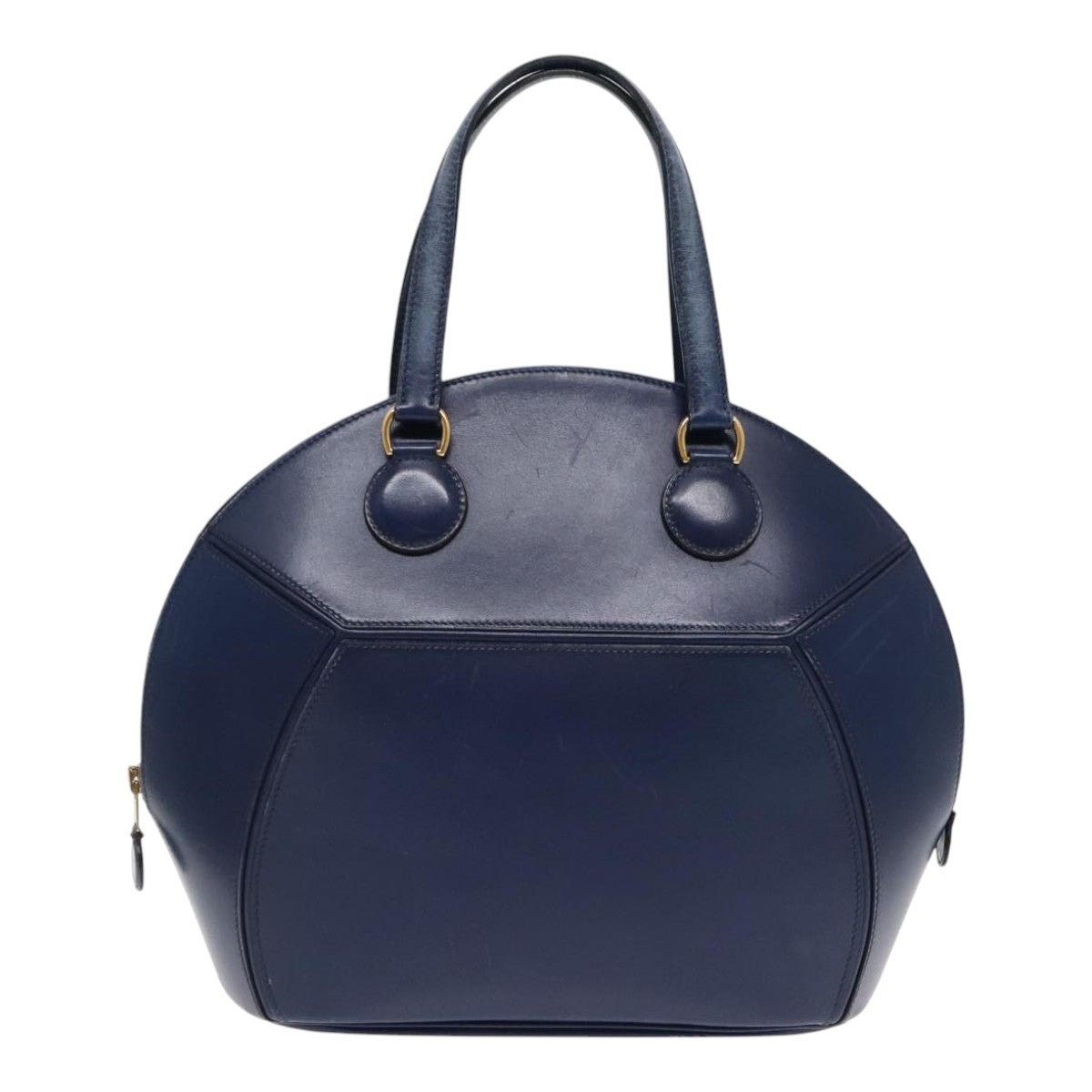 Hermes HERMES Ildo Shiki Hand Bag Leather Blue Gold Size ONE SIZE - 13 Thumbnail