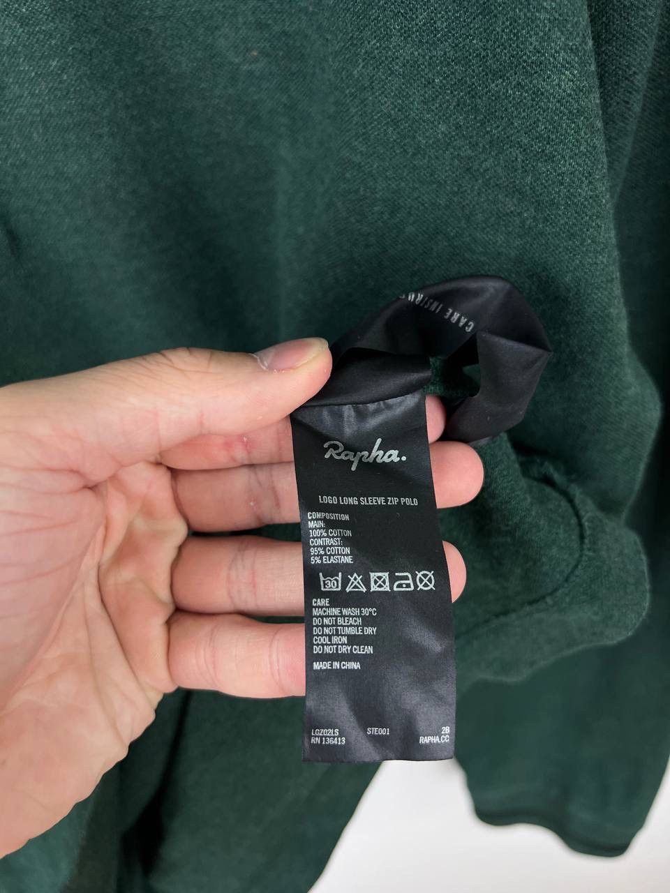 Rapha Rapha logo long sleeve zip polo size L Size US L / EU 52-54 / 3 - 4 Thumbnail