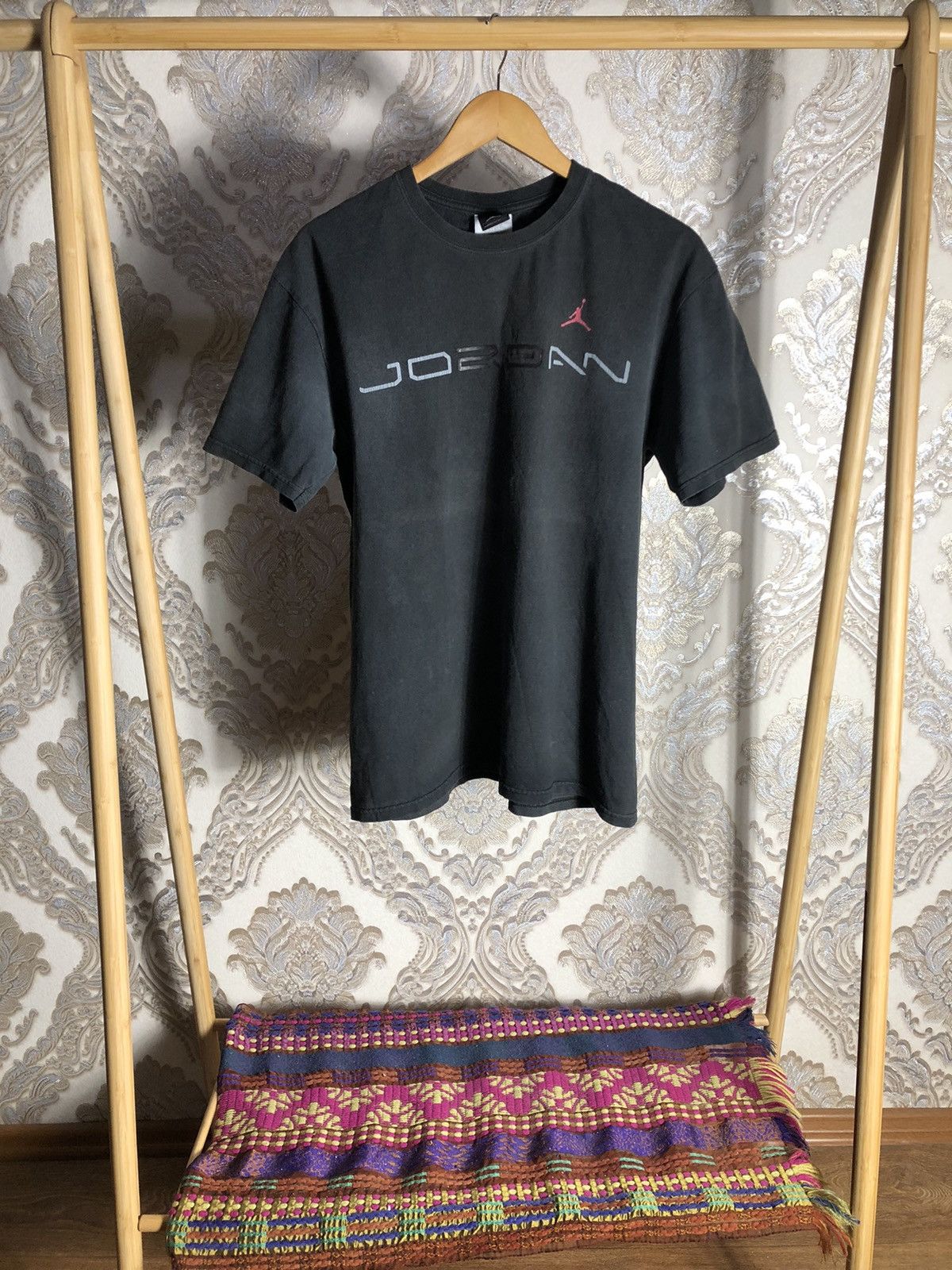 Jordan Brand × Vintage VERY RARE JORDAN BIG LOGO T-SHIRT RETRO Y2K 90s DRILL SK8 Size US L / EU 52-54 / 3 - 1 Thumbnail