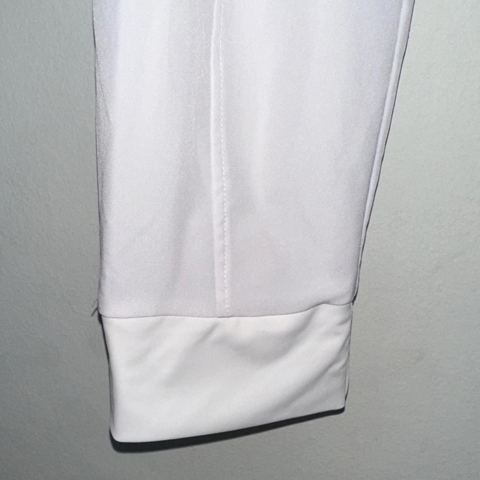 Designer Elegant White Jogger Pants for Women Size 28" / US 6 / IT 42 - 5 Thumbnail