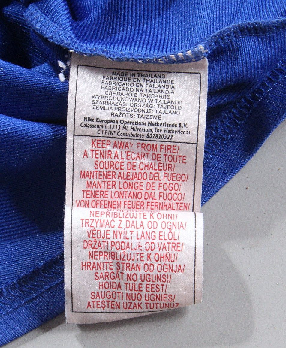 Nike Nike Vintage 90s Blue Jersey T Shirt Tee Dri Fit Blue S Size US S / EU 44-46 / 1 - 6 Thumbnail