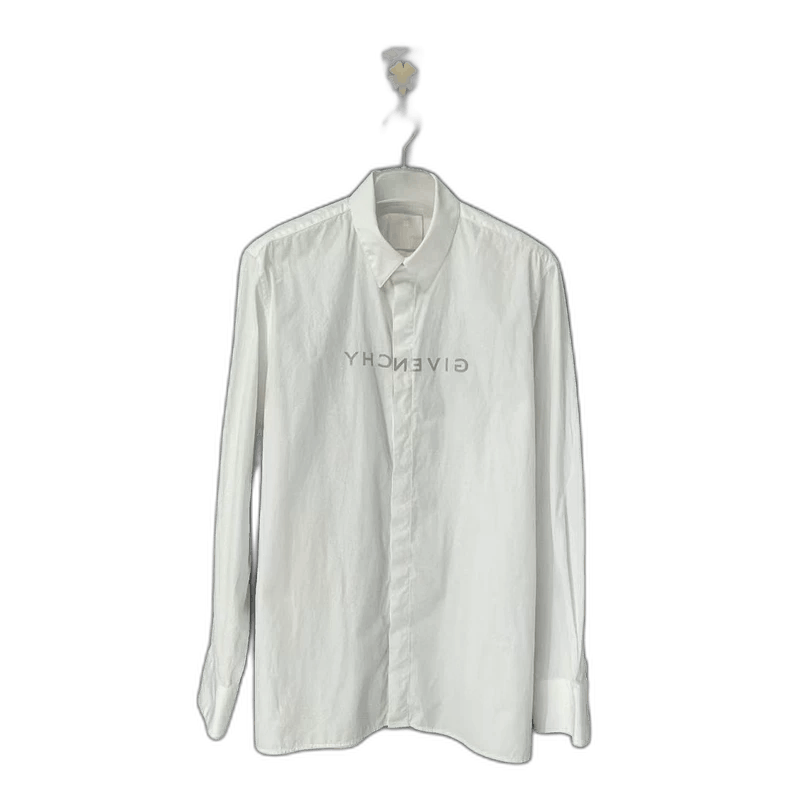Givenchy Givenchy Givenchy Logo Loose Long Sleeve Shirt -2507 Size US M / EU 48-50 / 2 - 1 Thumbnail