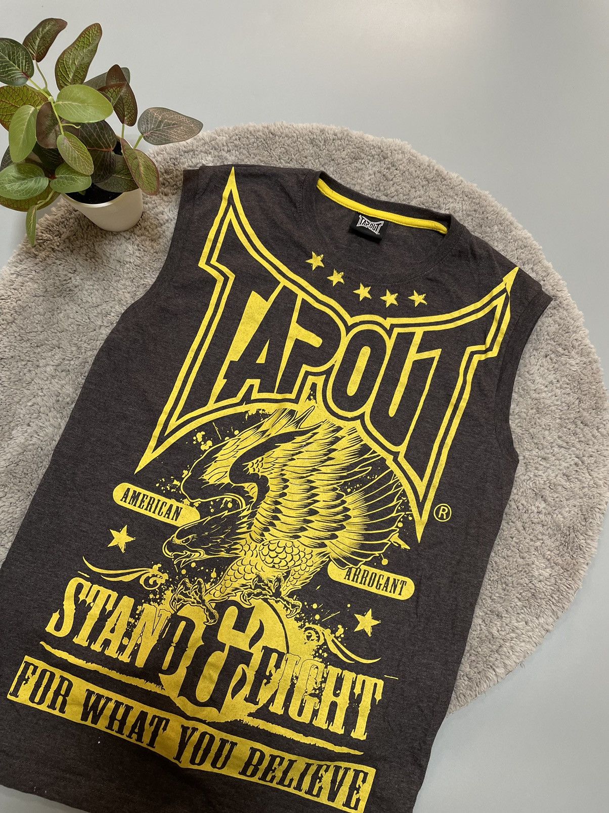 Affliction × Tapout × Vintage Tapout Affliction Sleeveless Vintage Tank Top Size US XL / EU 56 / 4 - 2 Thumbnail