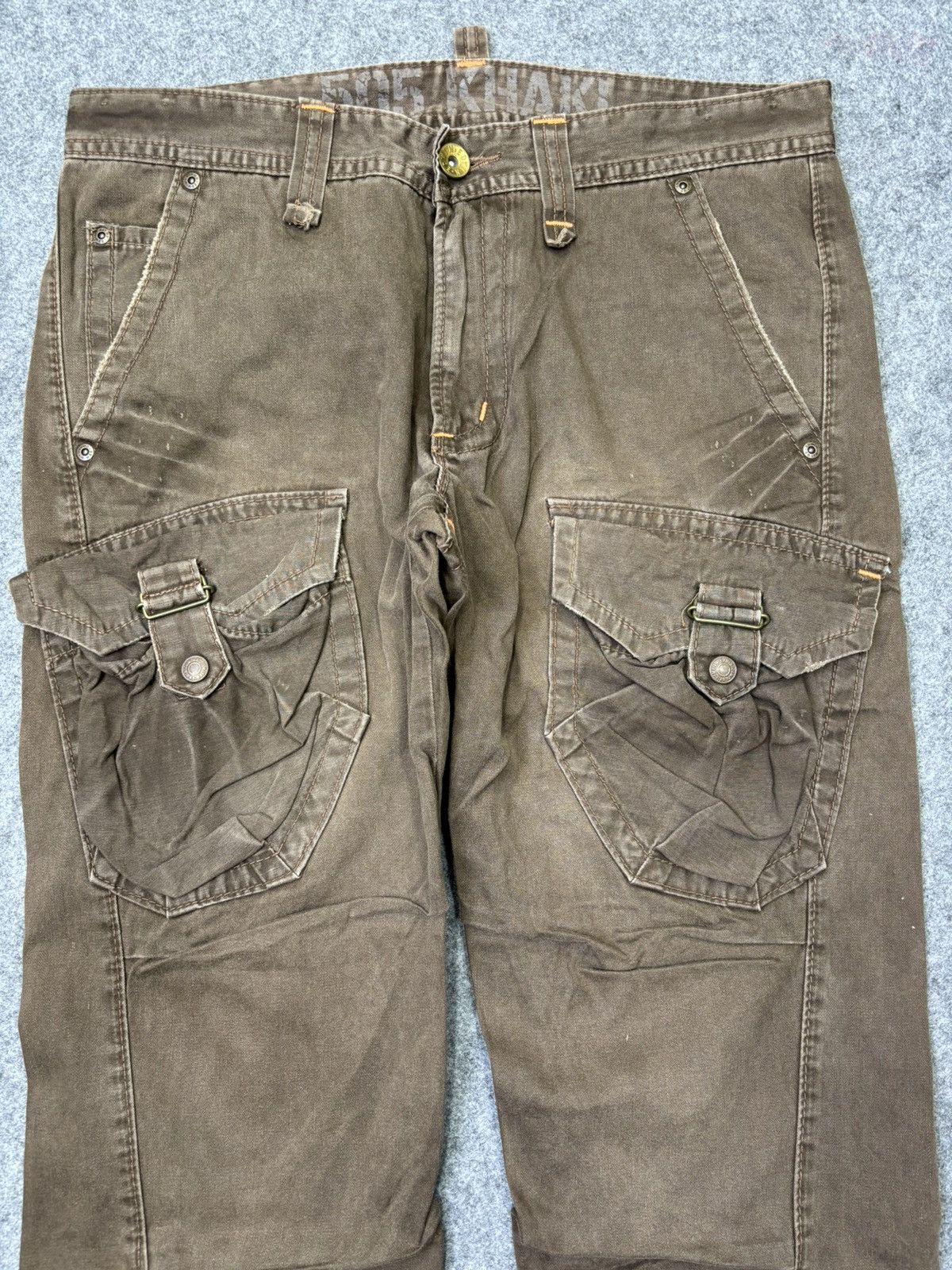 Edwin 💥FLARE💥EDWIN Multipockets Street Cropped Cargo Pant F784 Size US 34 / EU 50 - 3 Thumbnail