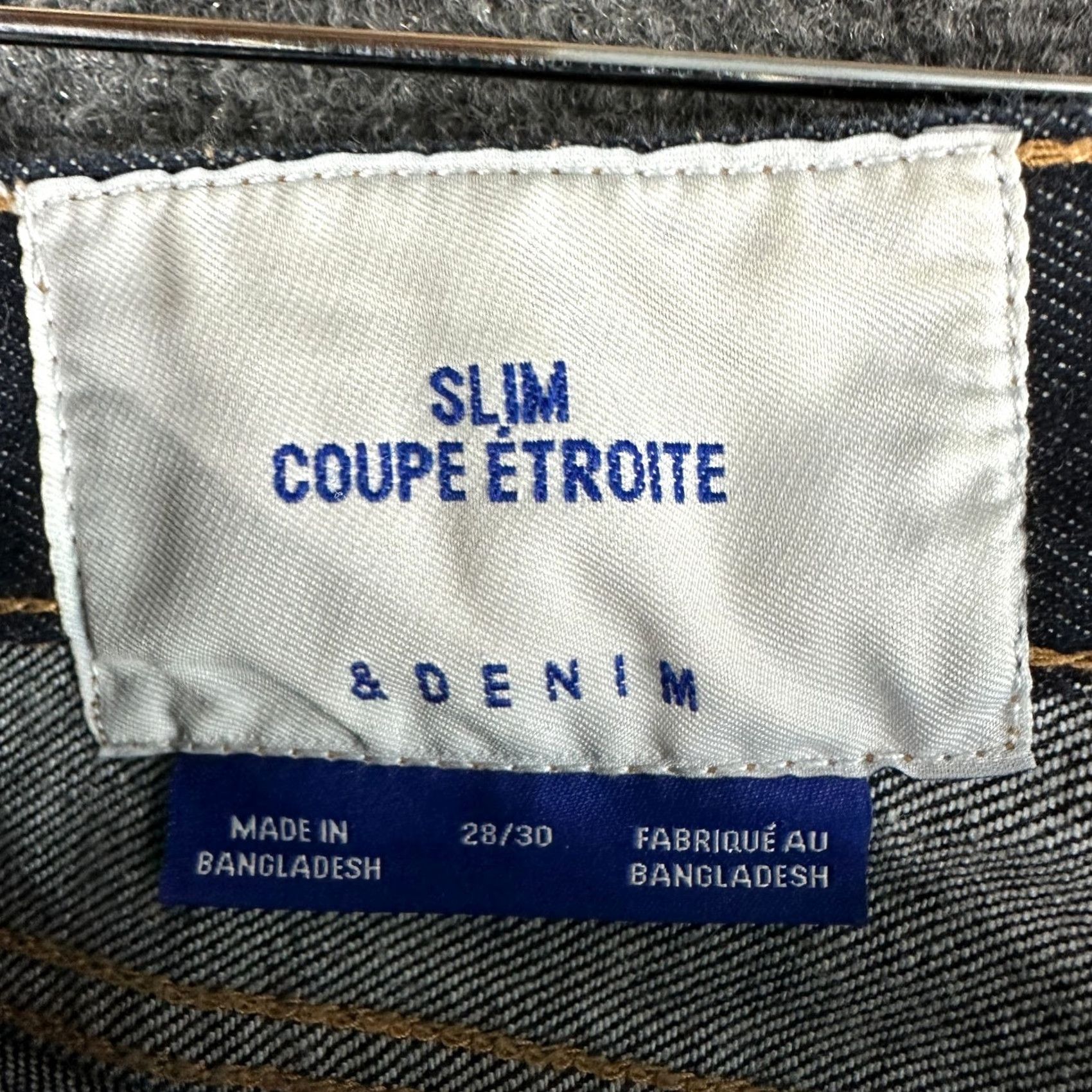 H&M H&M Denim Jeans Slim Dark Wash 30 Mens Cotton Stretch 5-Pocket Zipper Fly Jeans Size US 30 / EU 46 - 6 Thumbnail