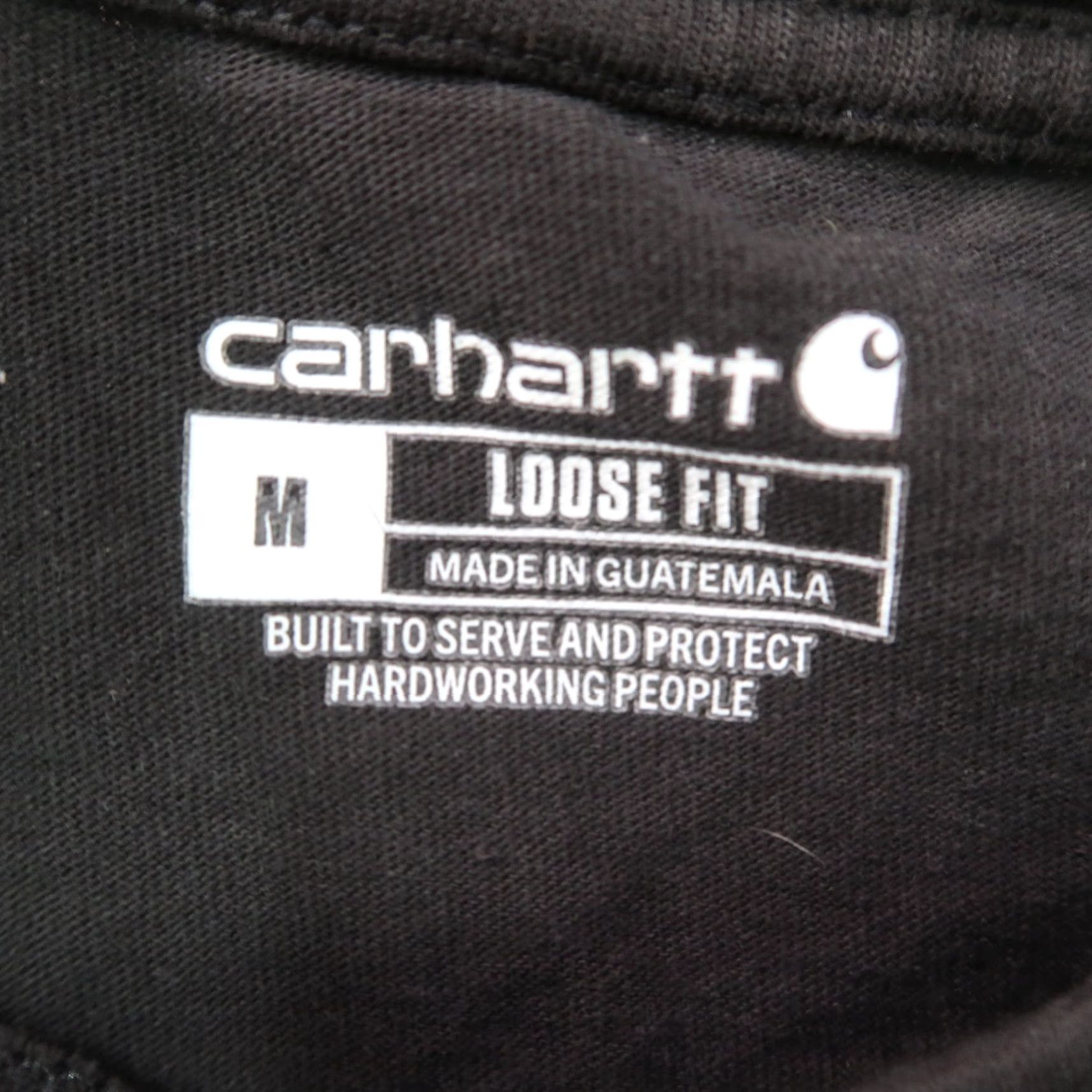 Carhartt Carhartt shirt Men's Medium Patch Pocket Black 100% Cotton Classic Fit Knit Crew Neck Short Sleeve Workwear T-Shirt Size US M / EU 48-50 / 2 - 3 Thumbnail