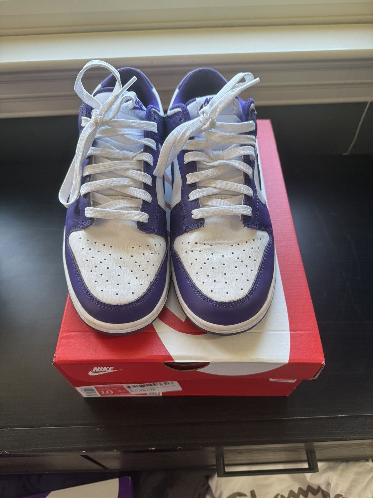 Nike Nike dunk low Court Purple Size US 10 / EU 43 - 3 Thumbnail
