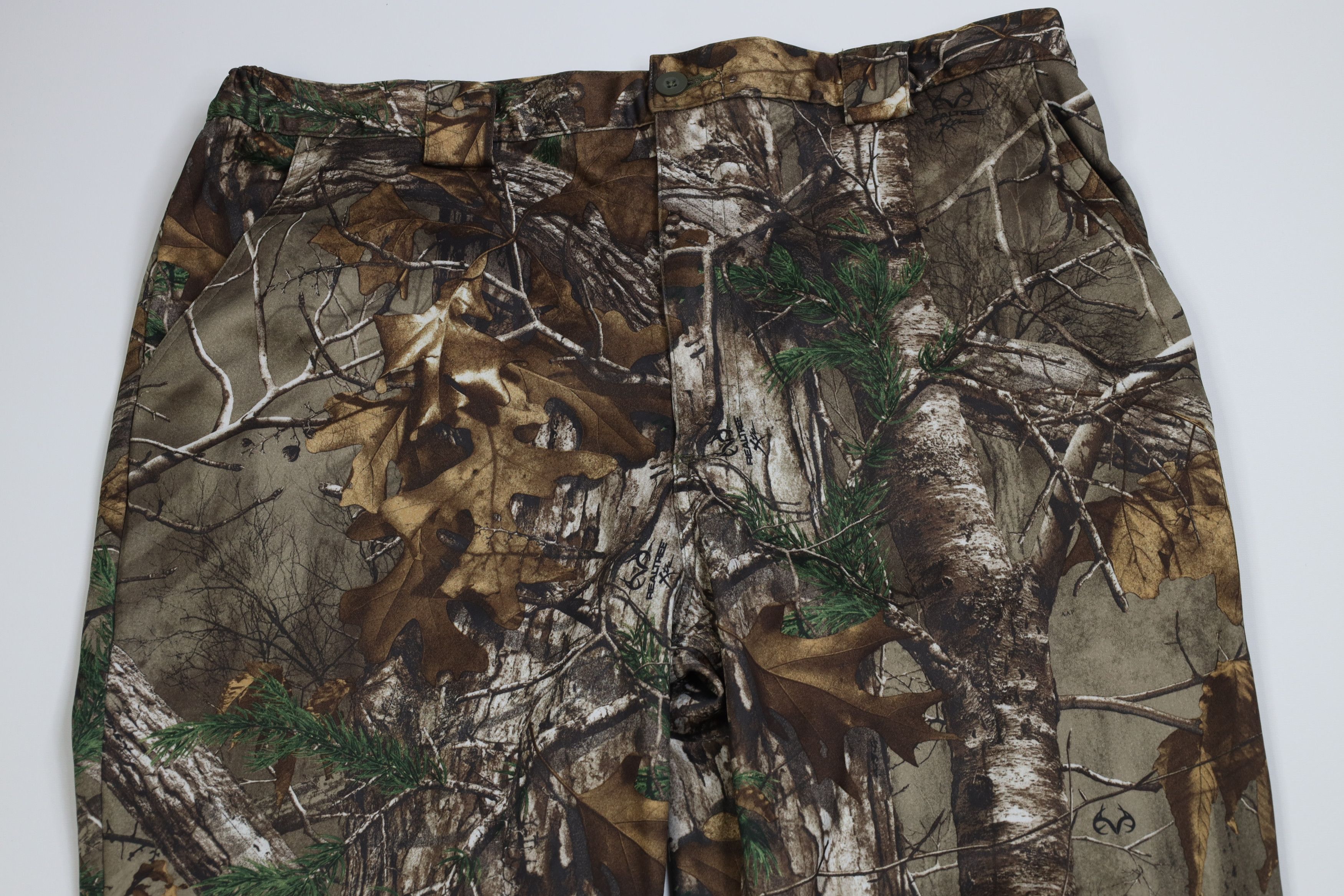 Vintage Vintage Y2K Scentlok Camouflage Knit Wide Leg Pants Hunting Size US 40 / EU 56 - 2 Thumbnail