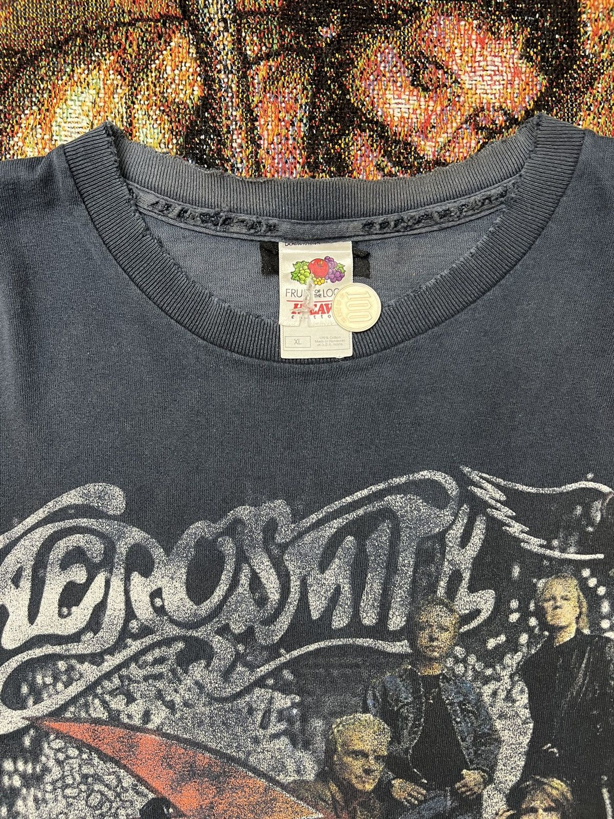 Band Tees Vintage '06 Aerosmith x Motley Crue Tour Tee Size US XL / EU 56 / 4 - 5 Thumbnail