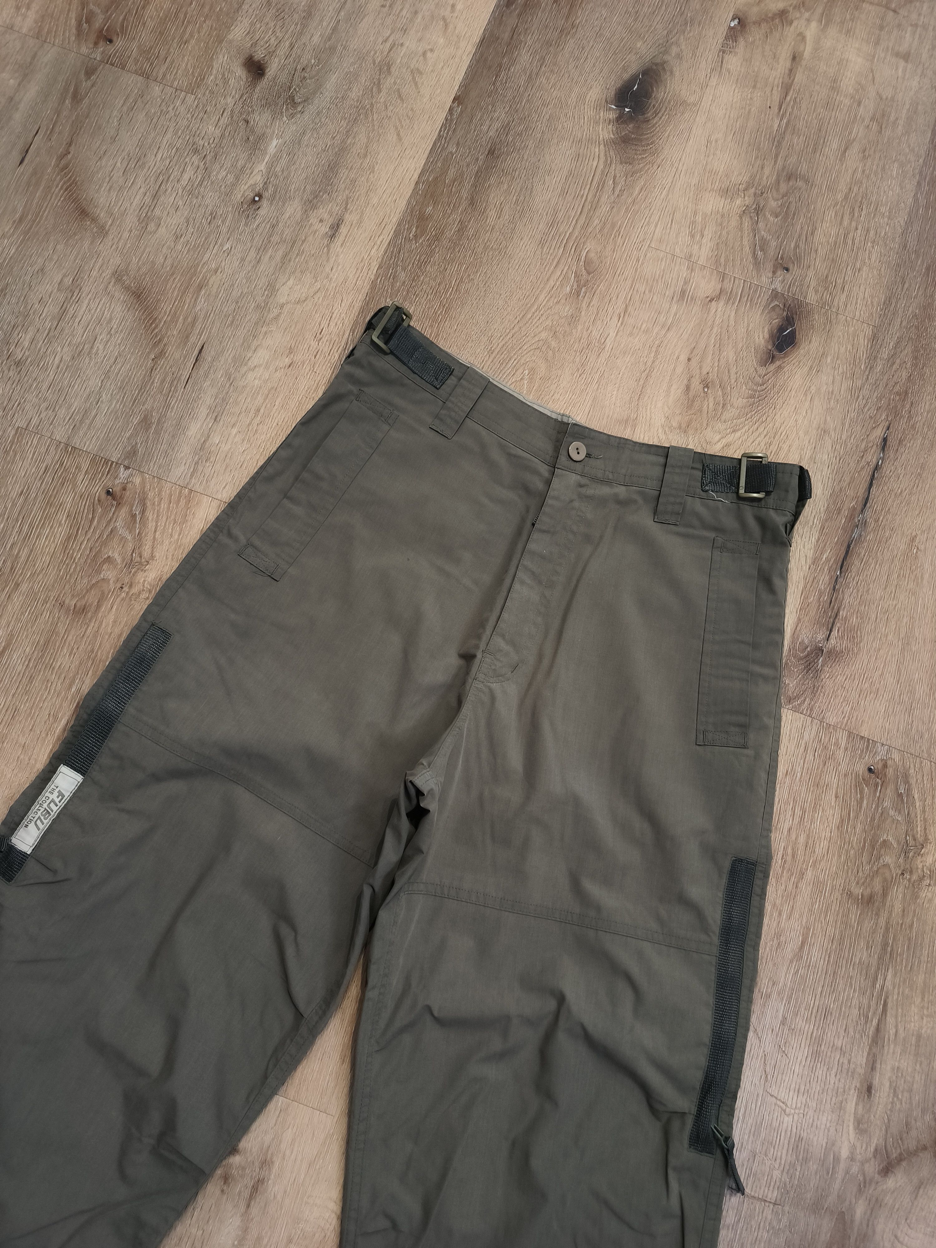 Fubu × Vintage Fubu Collection Cargo Pants Khaki Vintage Size US 34 / EU 50 - 4 Thumbnail