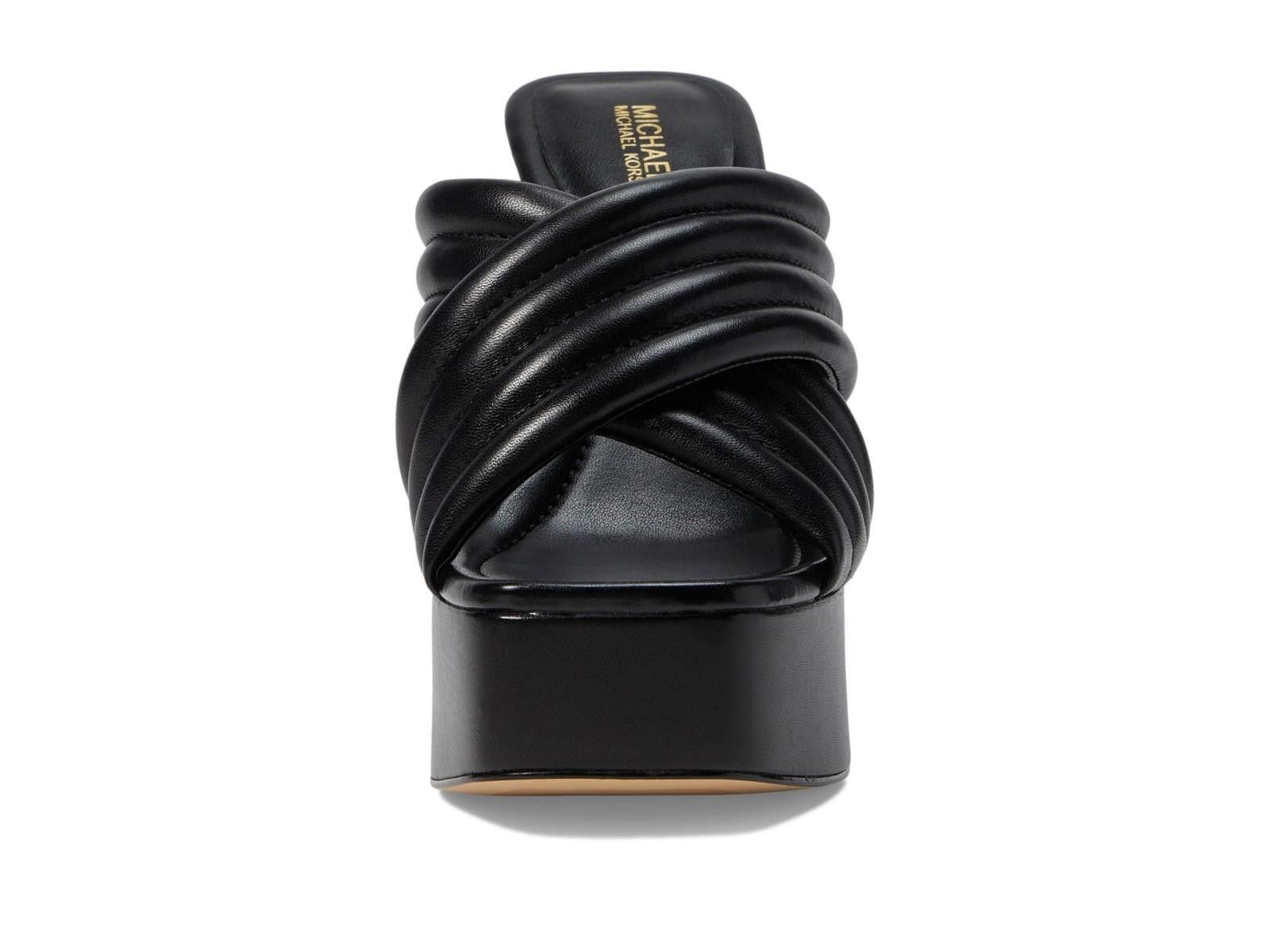 Michael Kors Michael Kors Portia Platform Sandal Quilted Slip On Shoes Size US 10 / IT 40 - 4 Thumbnail