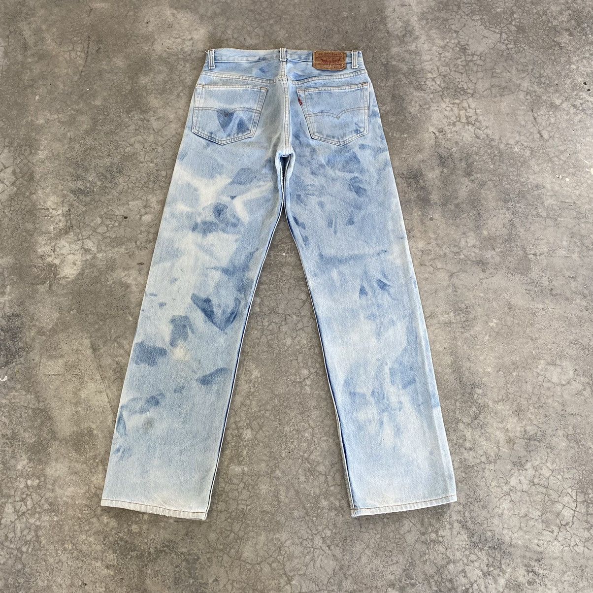 Levi's VTG Late 80’s Levis 501xx Acid Washed Blue Jeans Size US 28 / EU 44 - 13 Thumbnail
